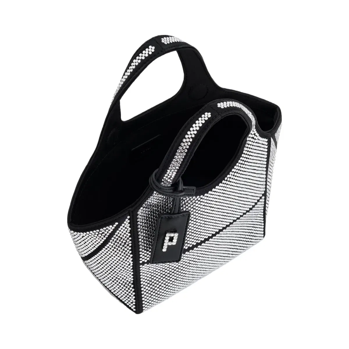 Jw Pei Eliana Artificial Crystal Mini Tote Bag Anthracite