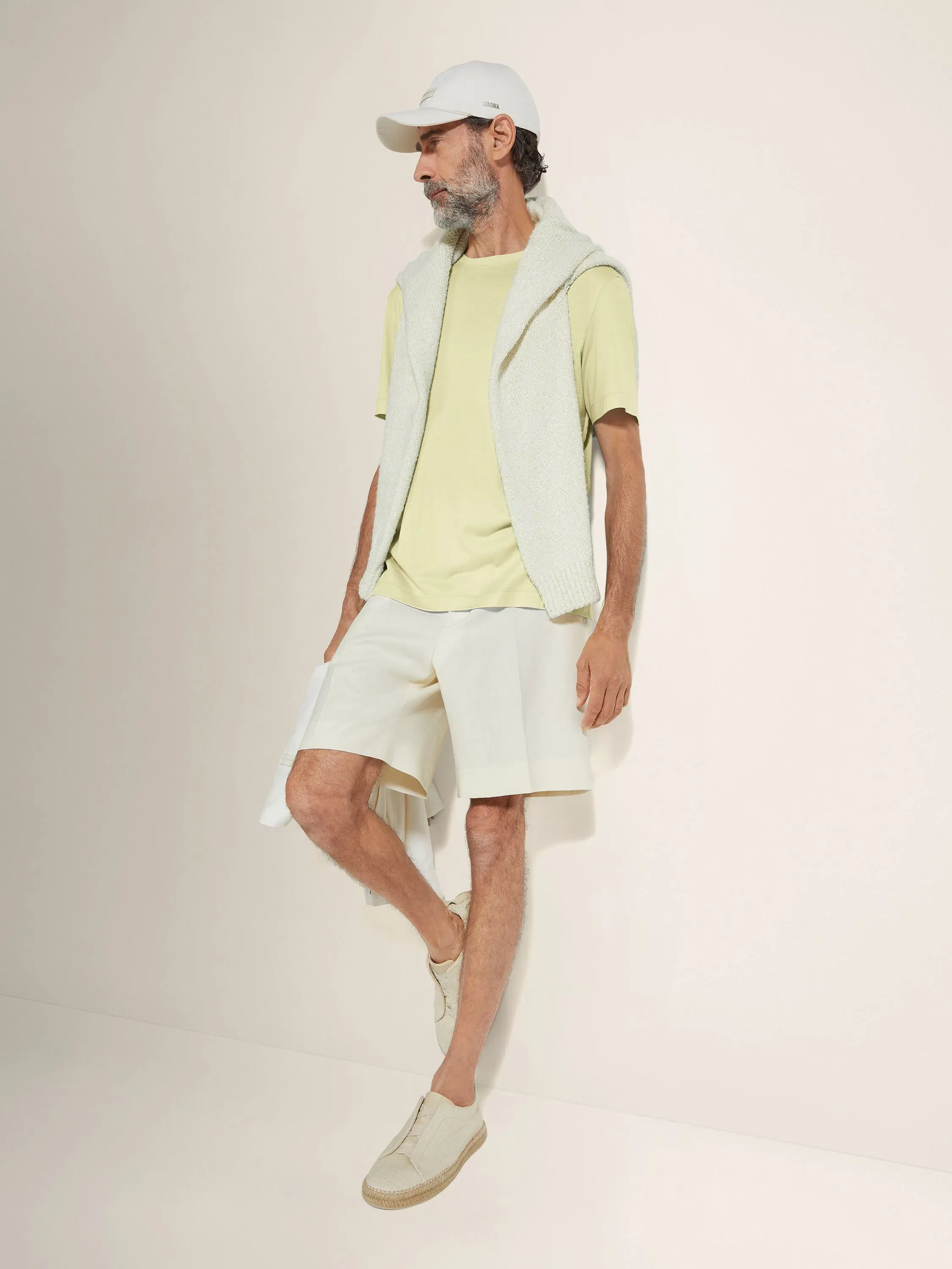 Zegna Light Yellow Vellus Aureum T-Shirt