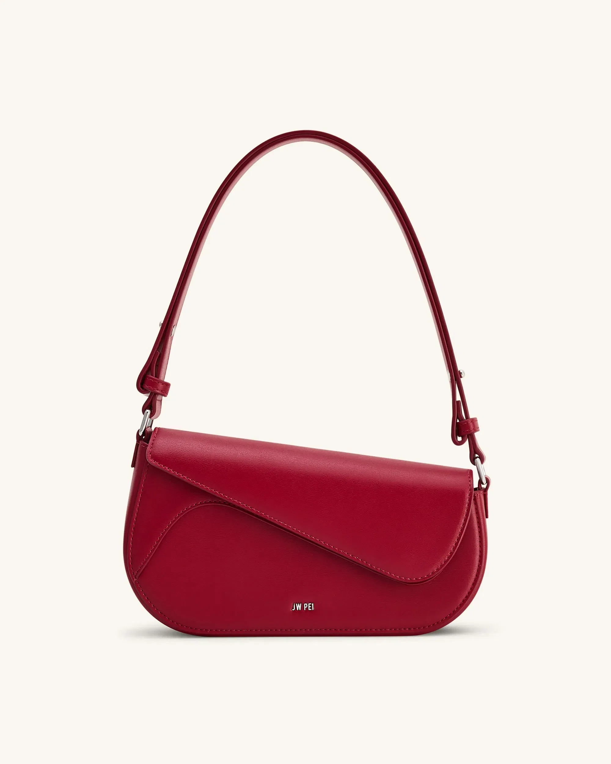 Jw Pei Addisyn Shoulder Bag Deep Claret