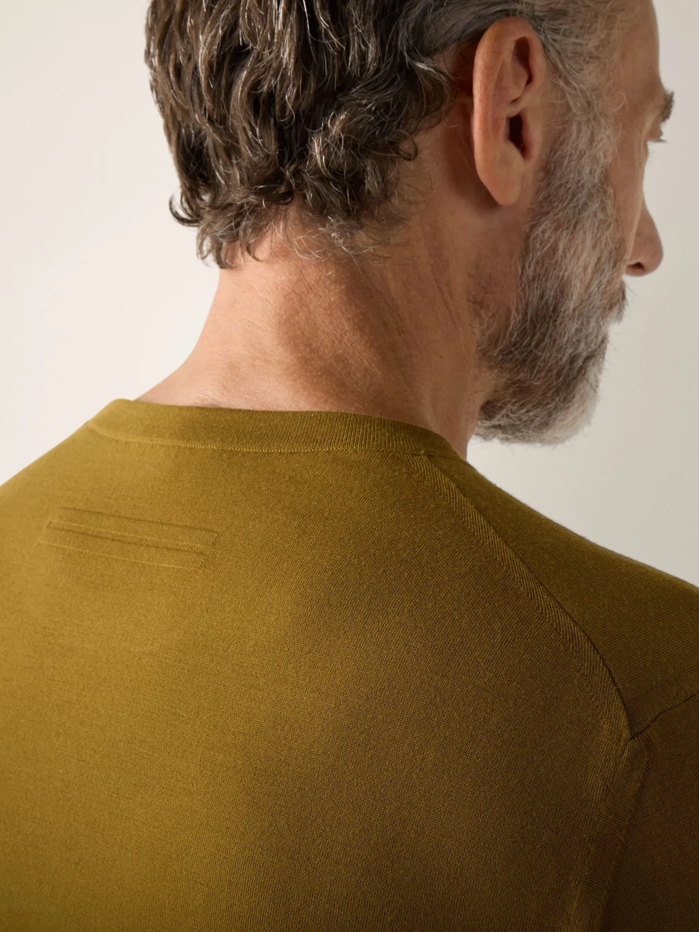 Zegna Olive Green Vellus Aureum Crewneck