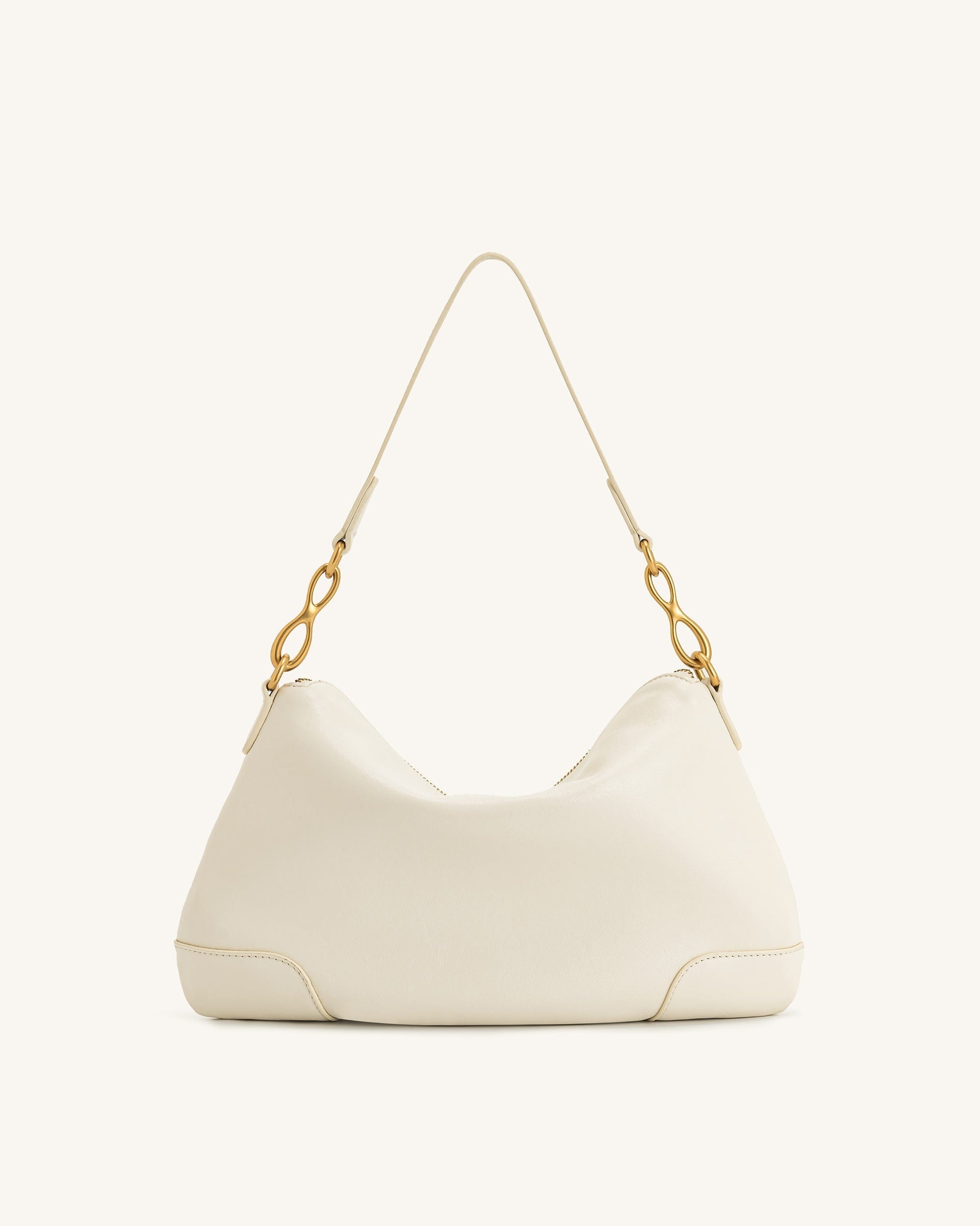Jw Pei Jayla Metal Pendant Embellished Shoulder Bag White