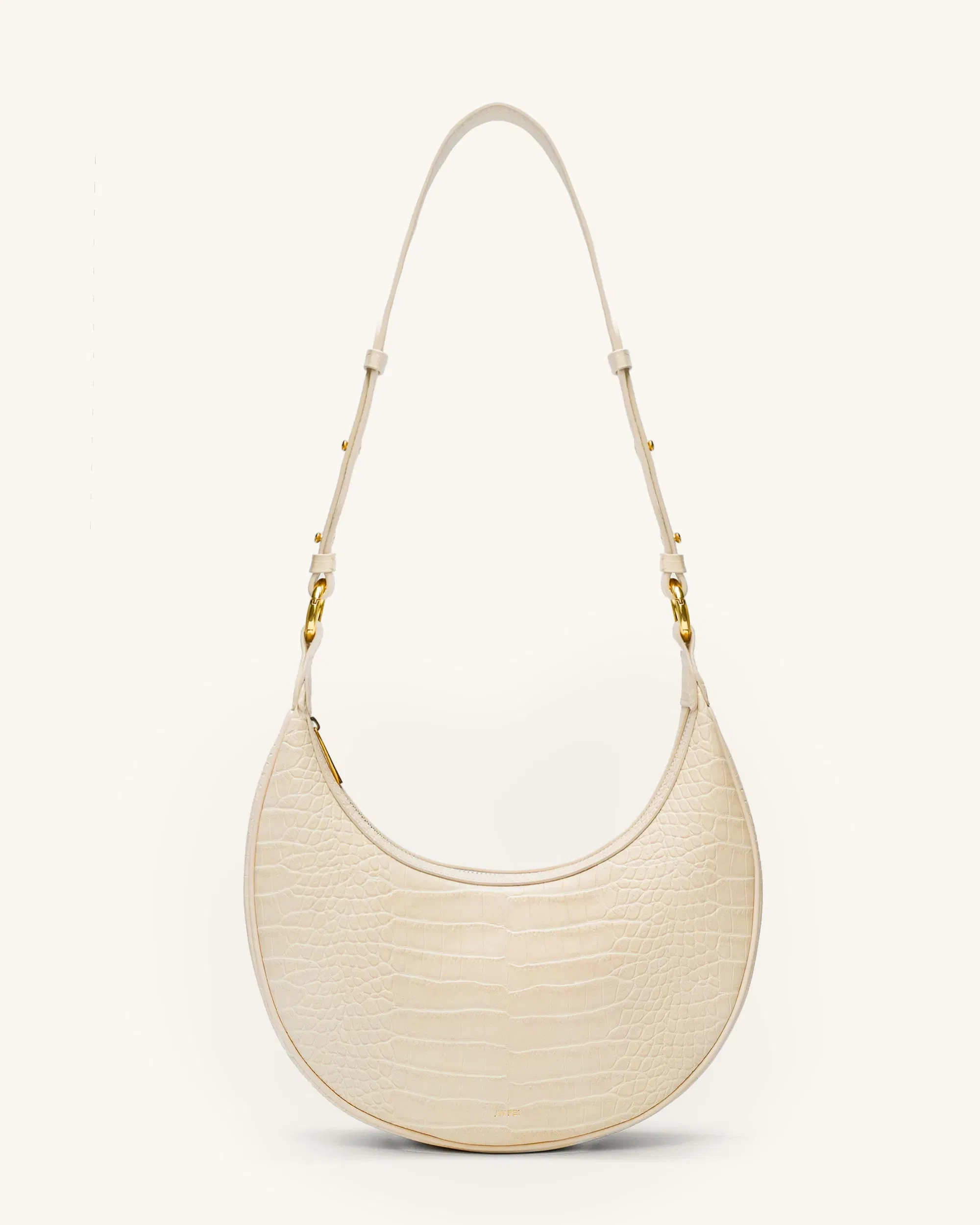 Jw Pei Carly Saddle Bag Ivory Croc