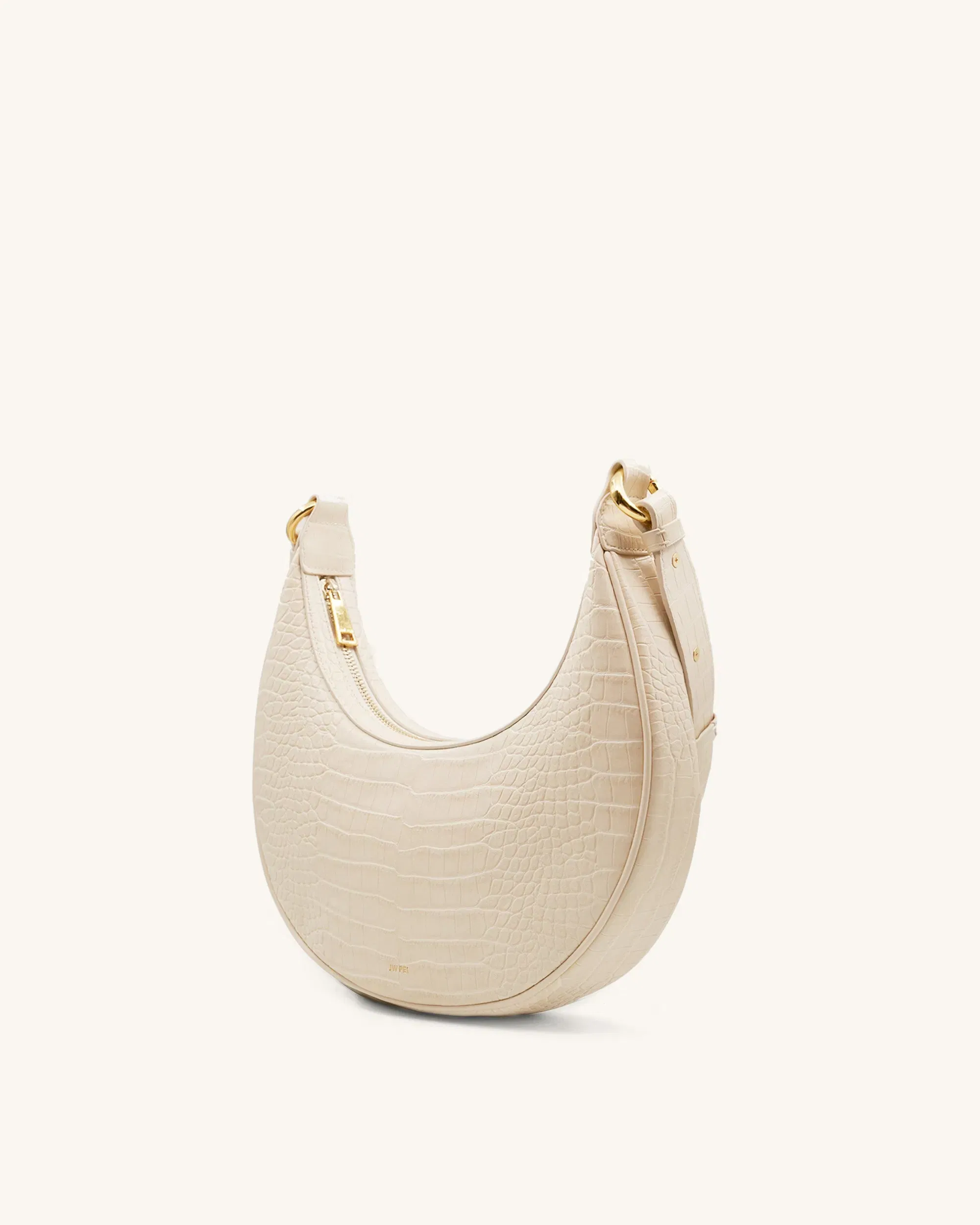Jw Pei Carly Saddle Bag Ivory Croc