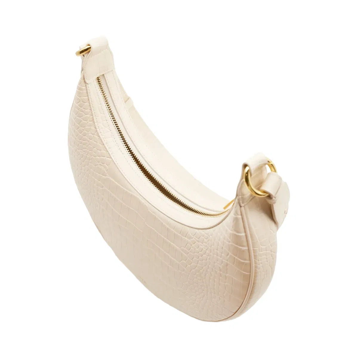 Jw Pei Carly Saddle Bag Ivory Croc