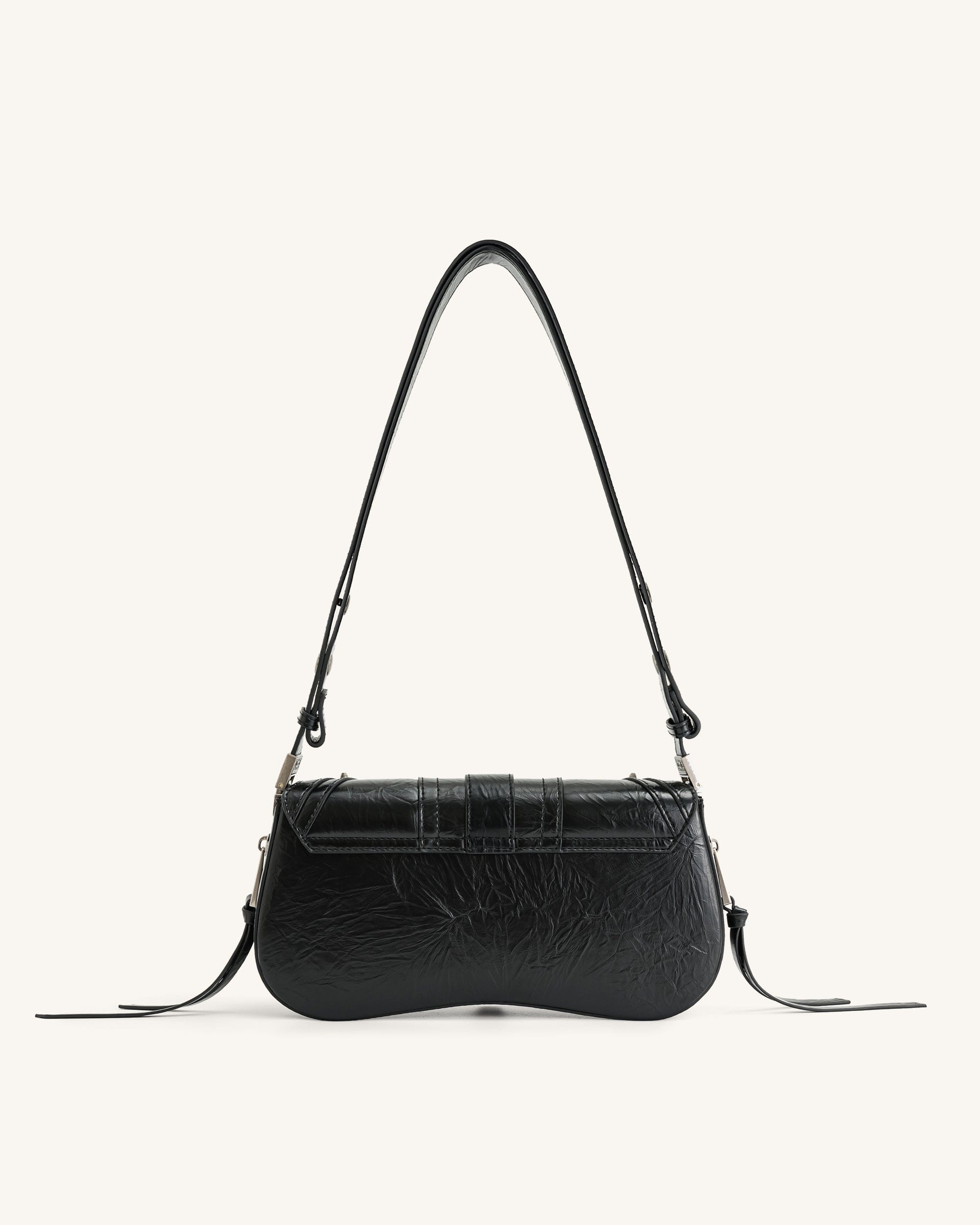 Jw Pei Joy Crushed Shoulder Bag Black