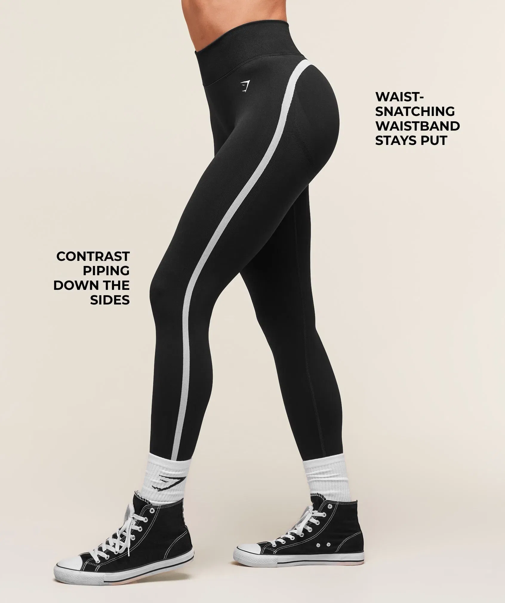 Women's Gymshark Lift Campus Seamless Leggings Black