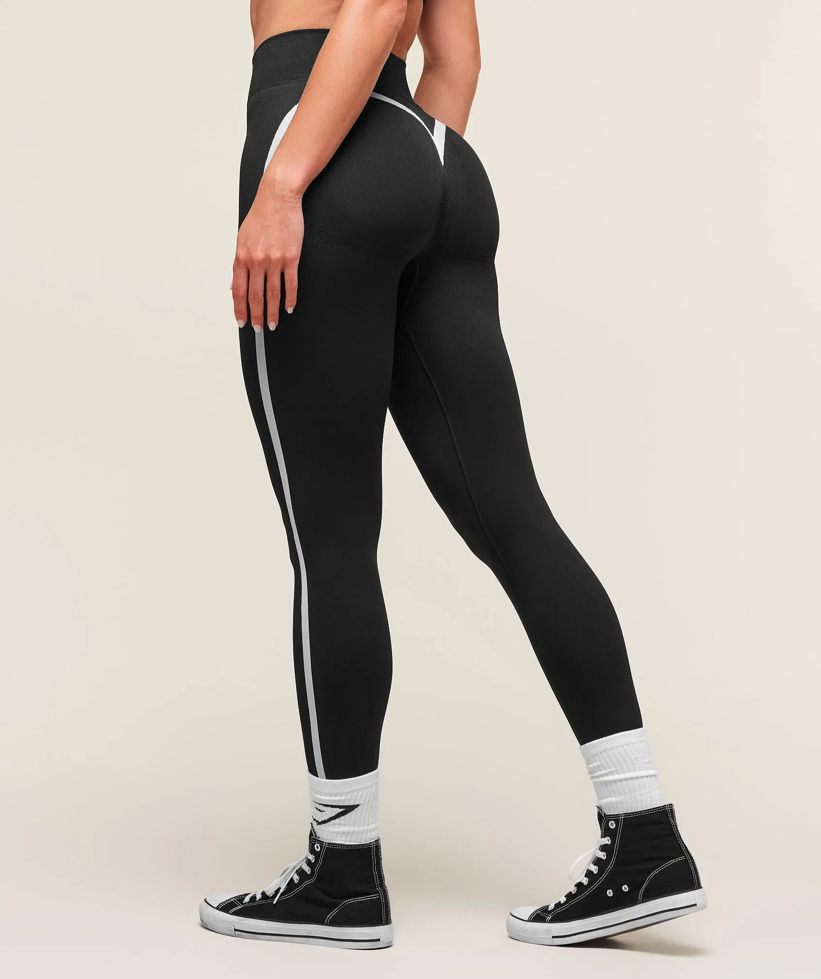 Women's Gymshark Lift Campus Seamless Leggings Black