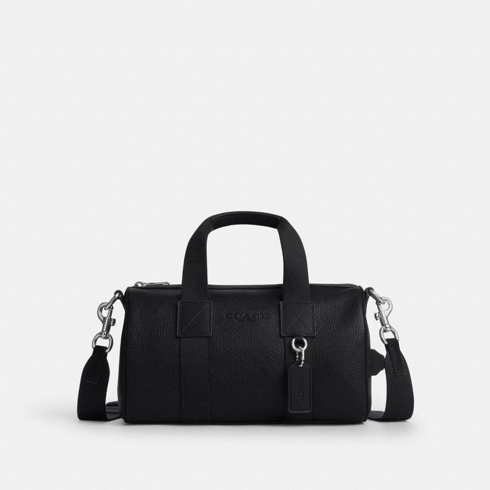 Coach Explorer Duffle Bag 28 Silver Black