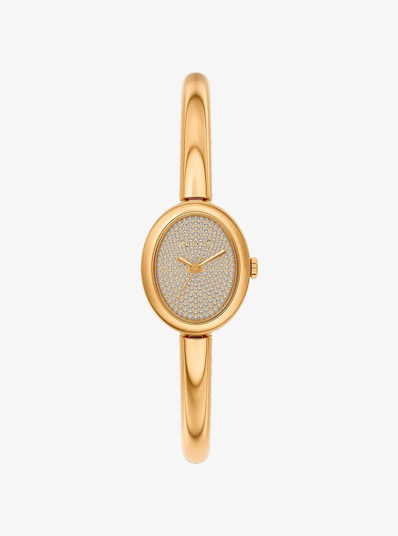 Michael Kors Petite Maude Gold-Tone Bangle Watch