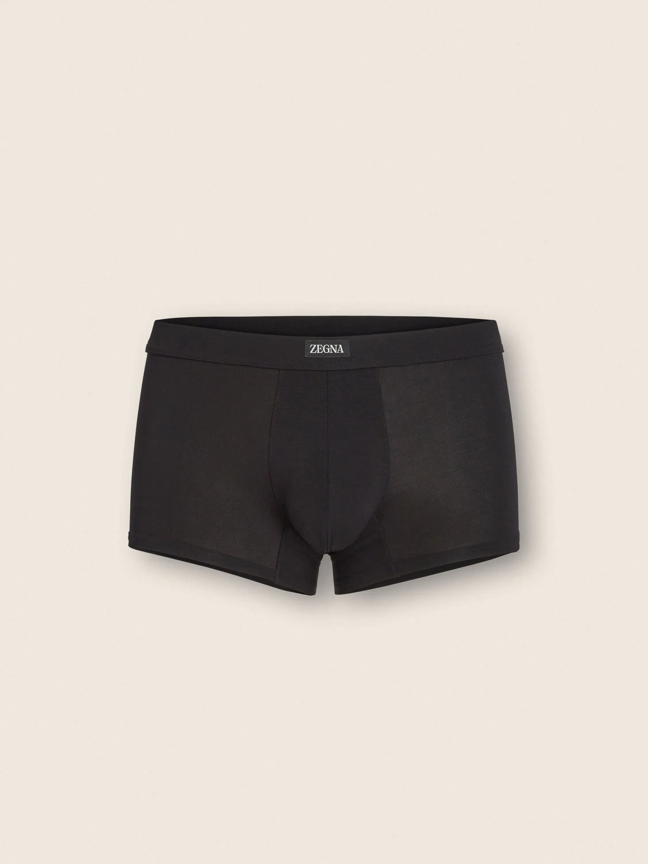 Zegna Black Stretch Modal Trunks
