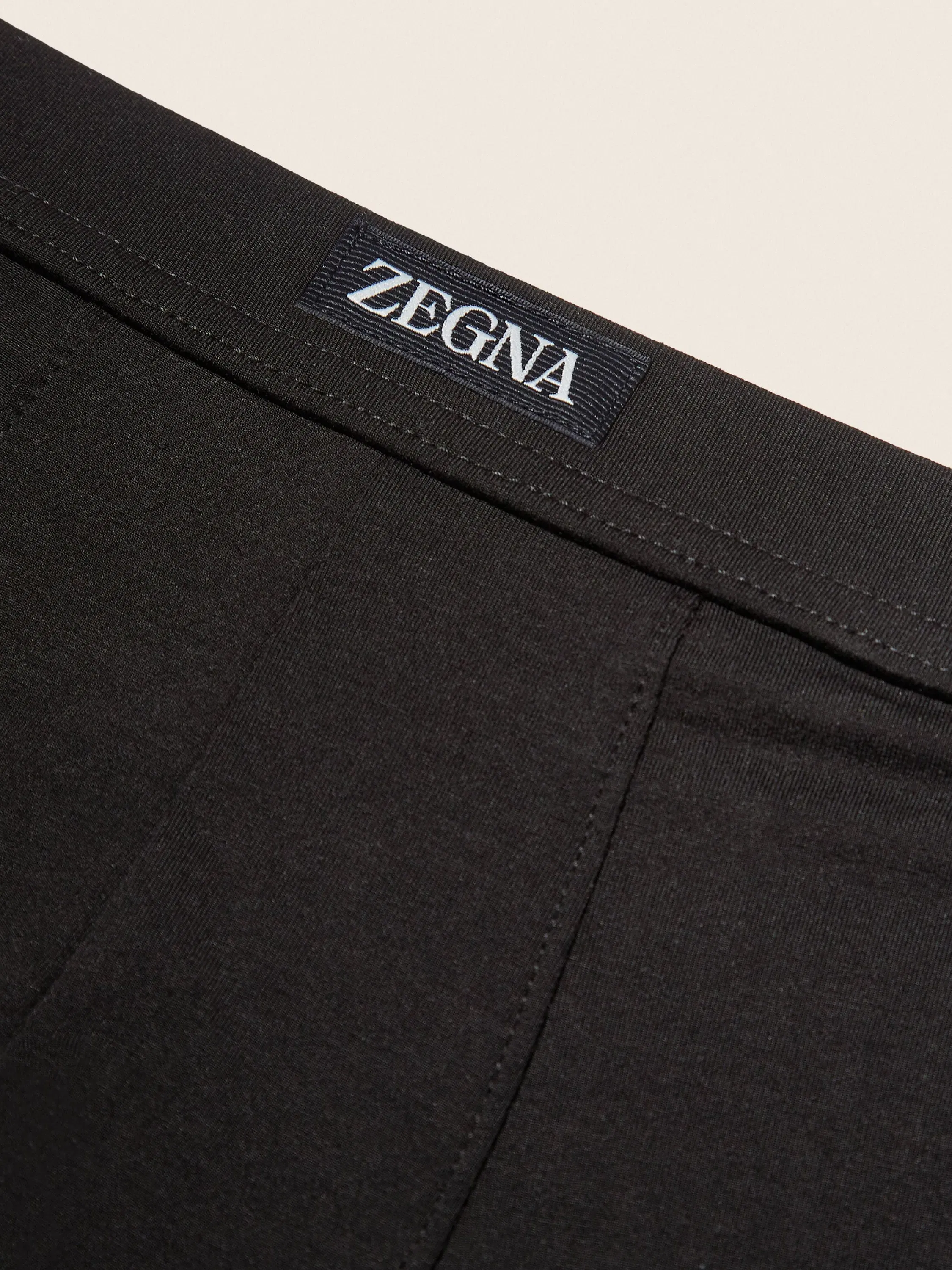 Zegna Black Stretch Modal Trunks
