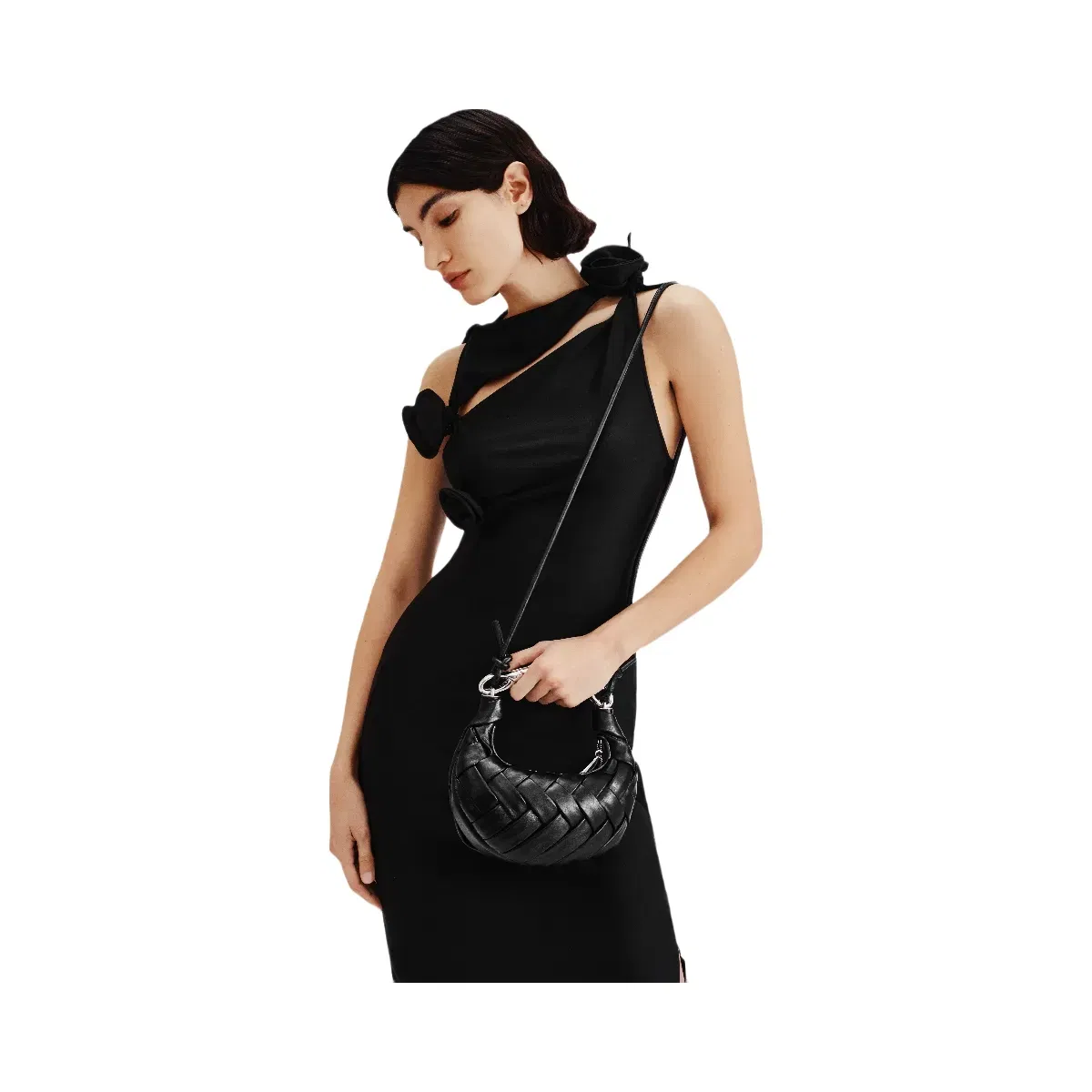 Jw Pei Orla Weave Handbag Black