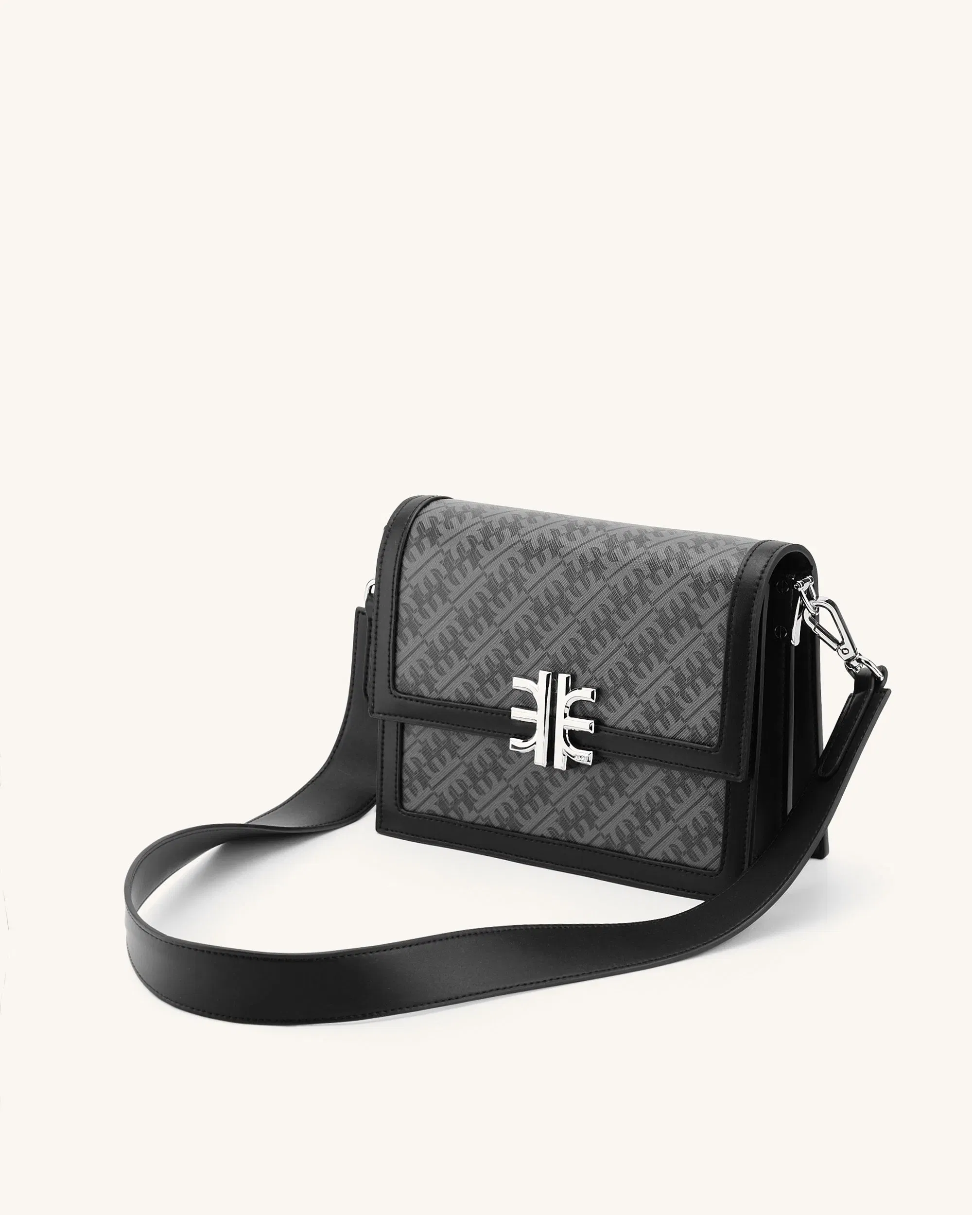 Jw Pei Fei Mini Flap Crossbody Iron Black
