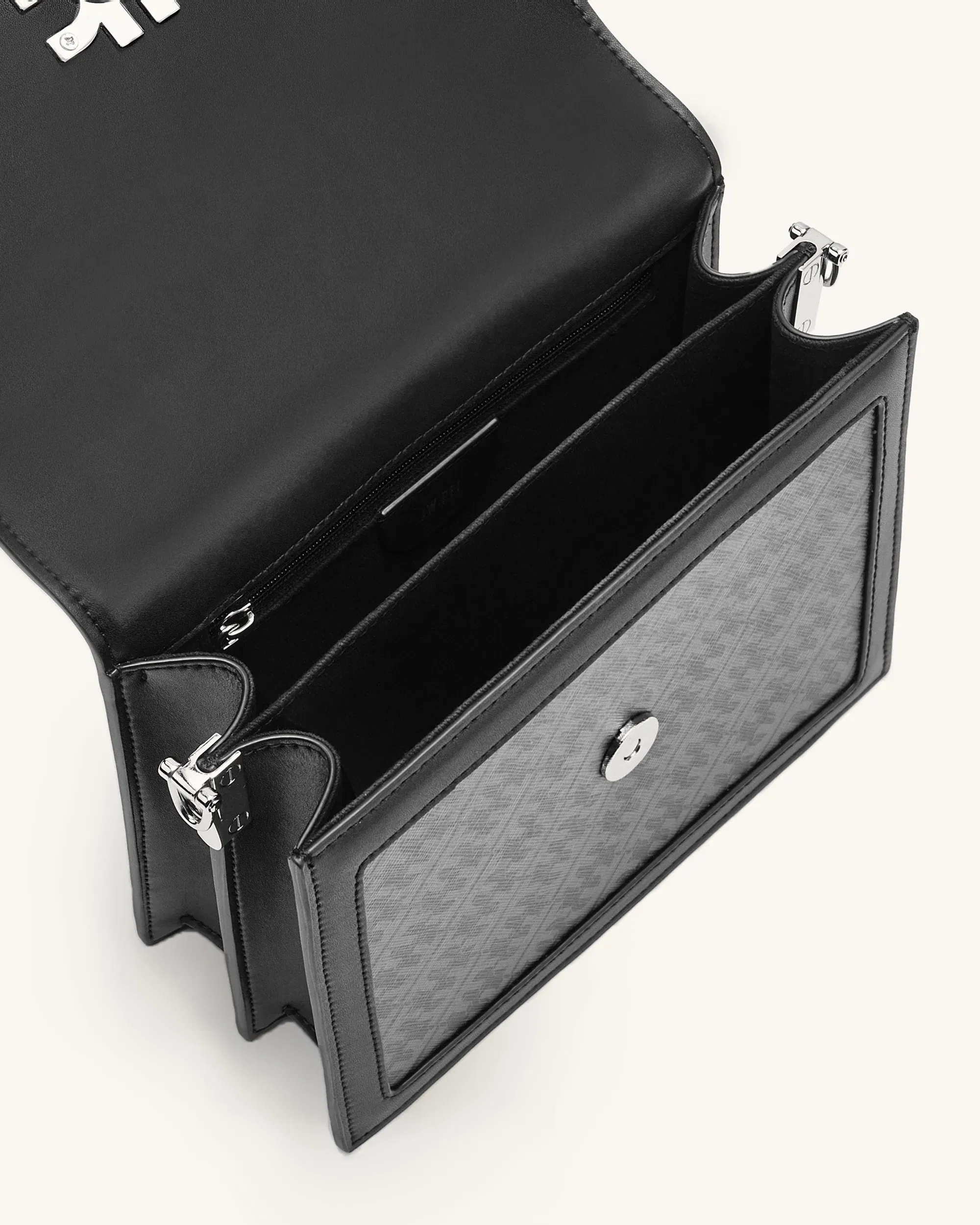 Jw Pei Fei Mini Flap Crossbody Iron Black