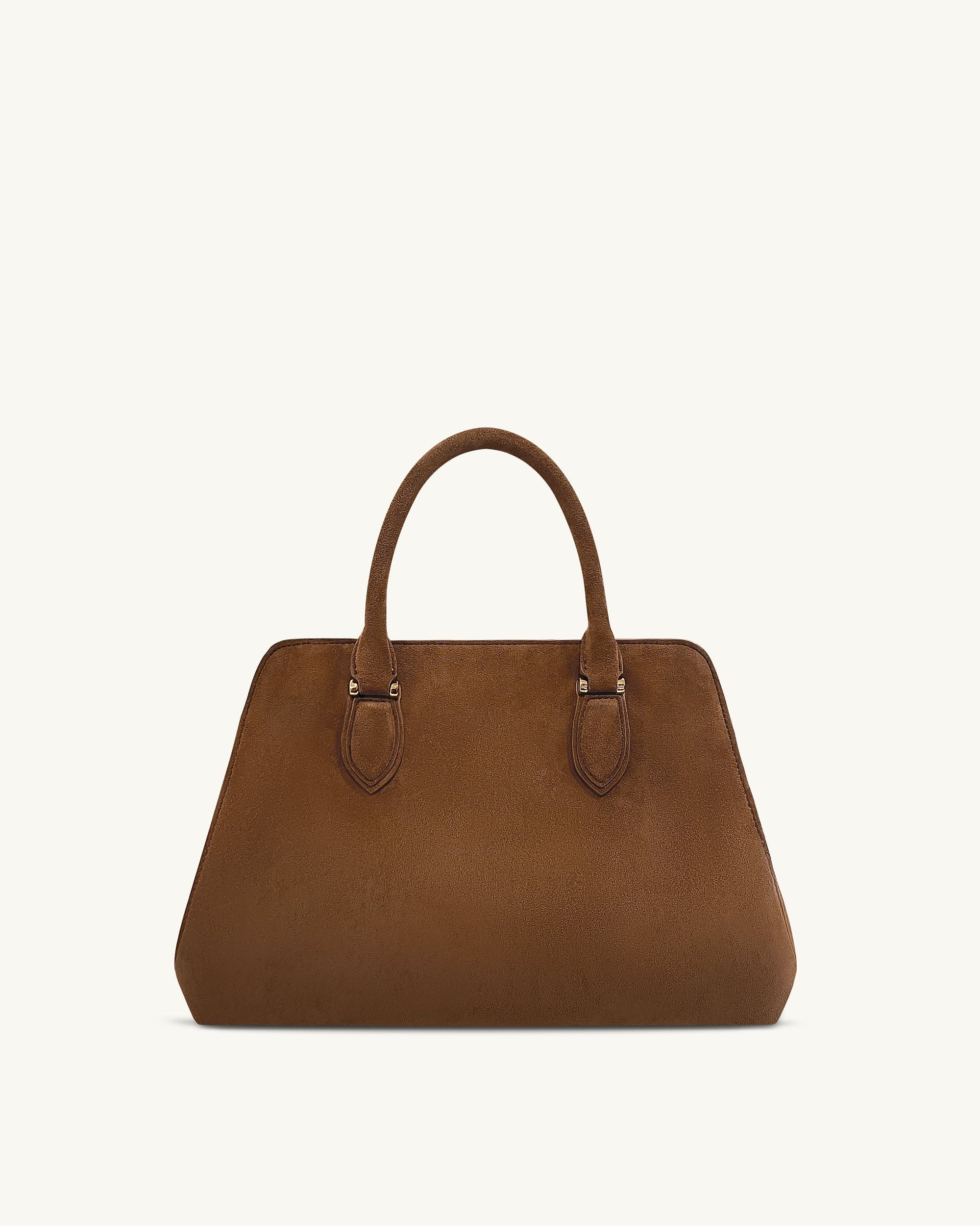 Jw Pei Lara Faux Suede Tote Bag Brown