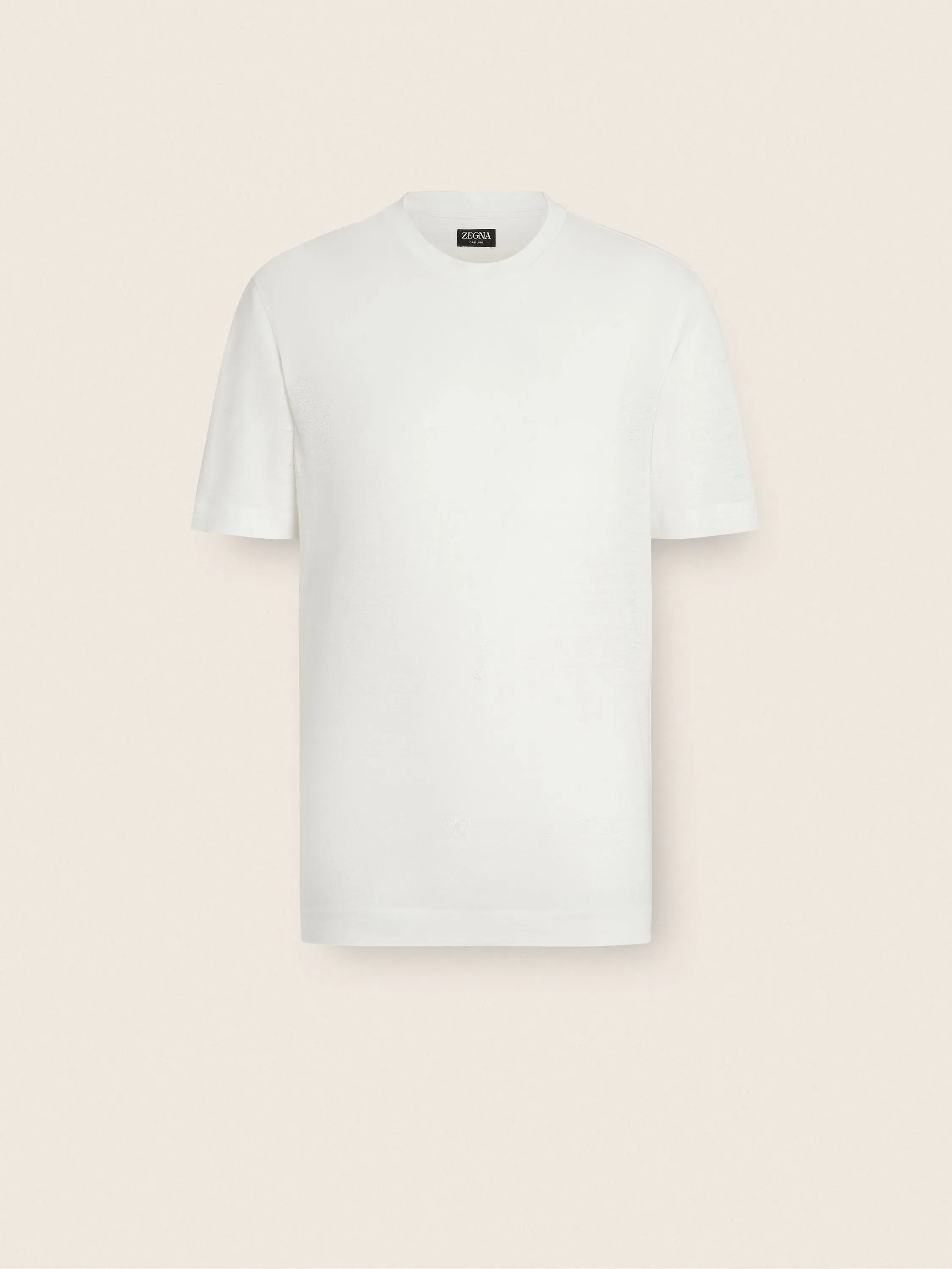 Zegna White Oasi Lino T-Shirt