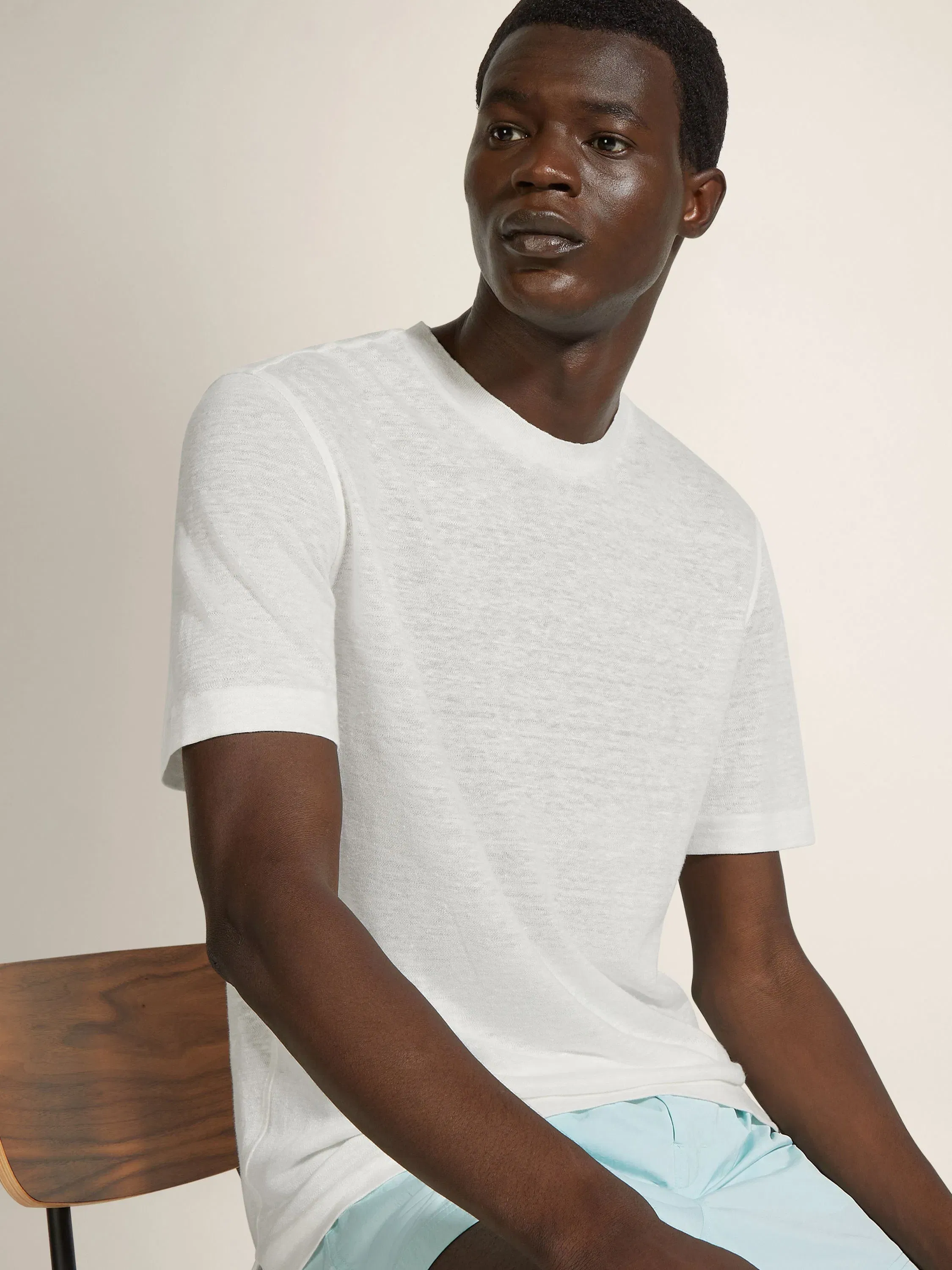 Zegna White Oasi Lino T-Shirt