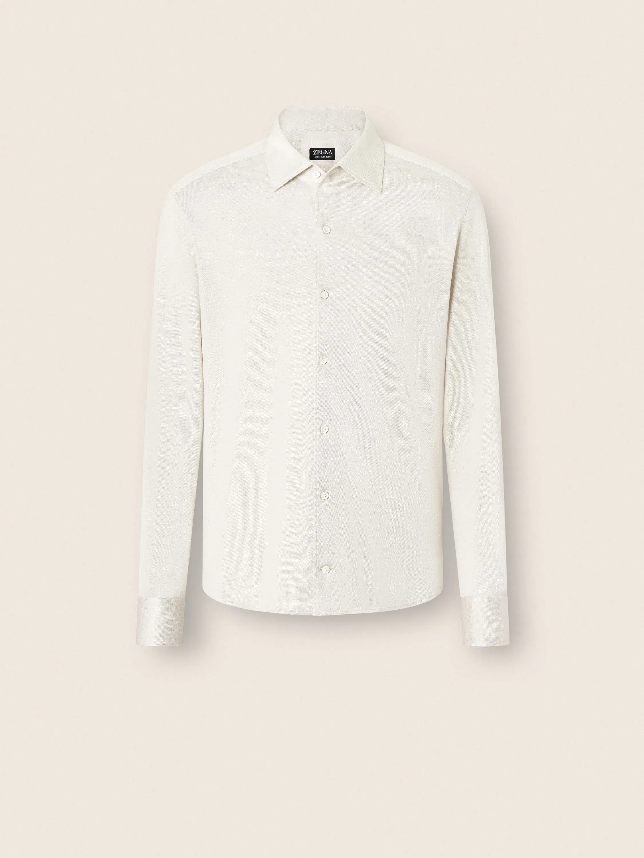 Zegna Silk Linen And Cotton Shirt