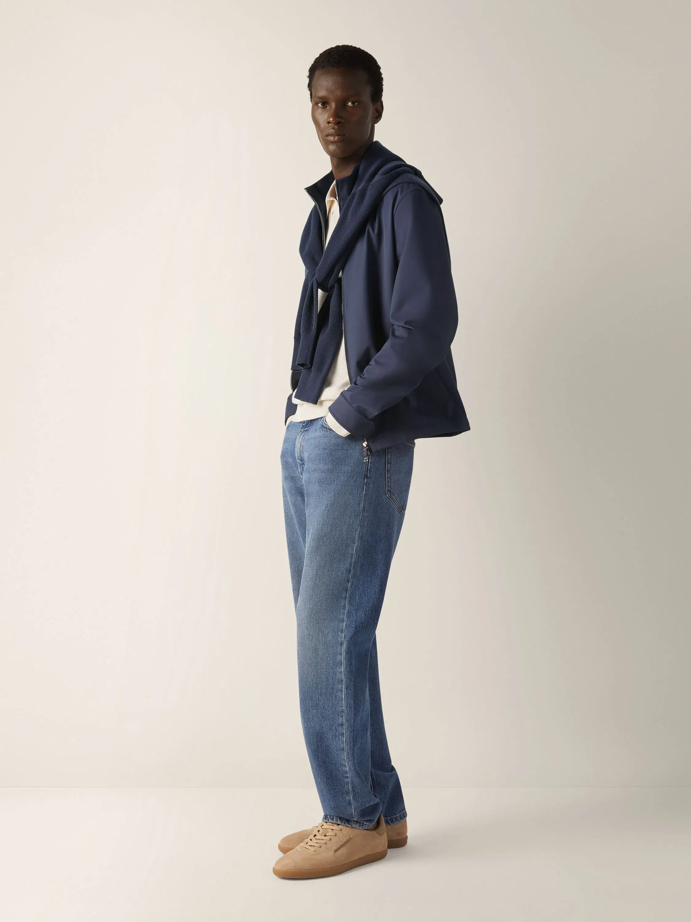 Zegna Microfiber Motorin 100Cc Blouson