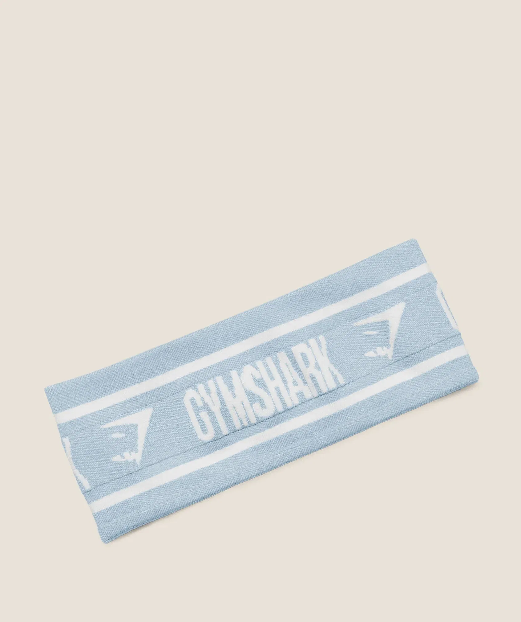Women's Gymshark Diffuse Logo Headband Chilled Blue