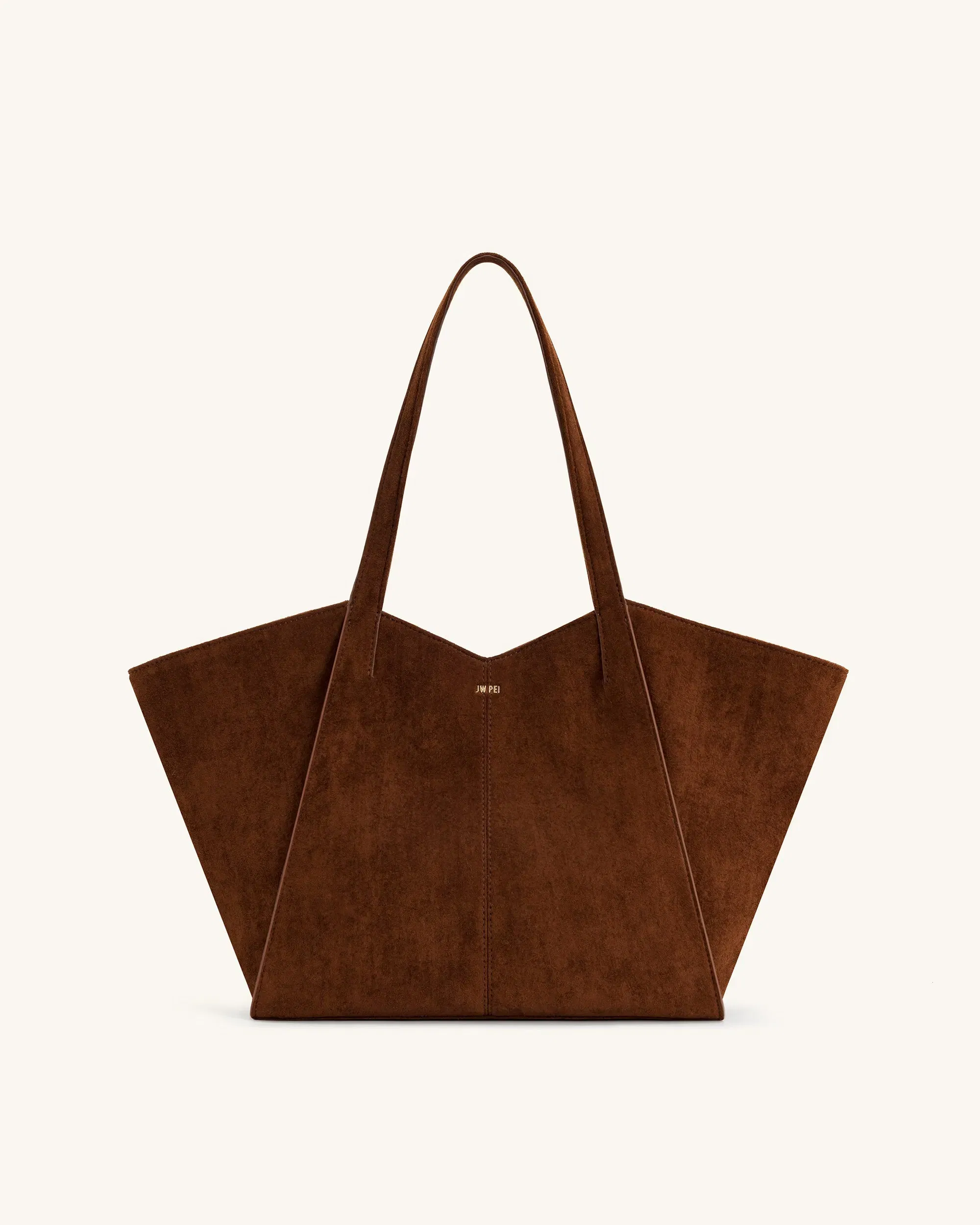 Jw Pei Kiana Large Capacity Tote Bag Dark Brown