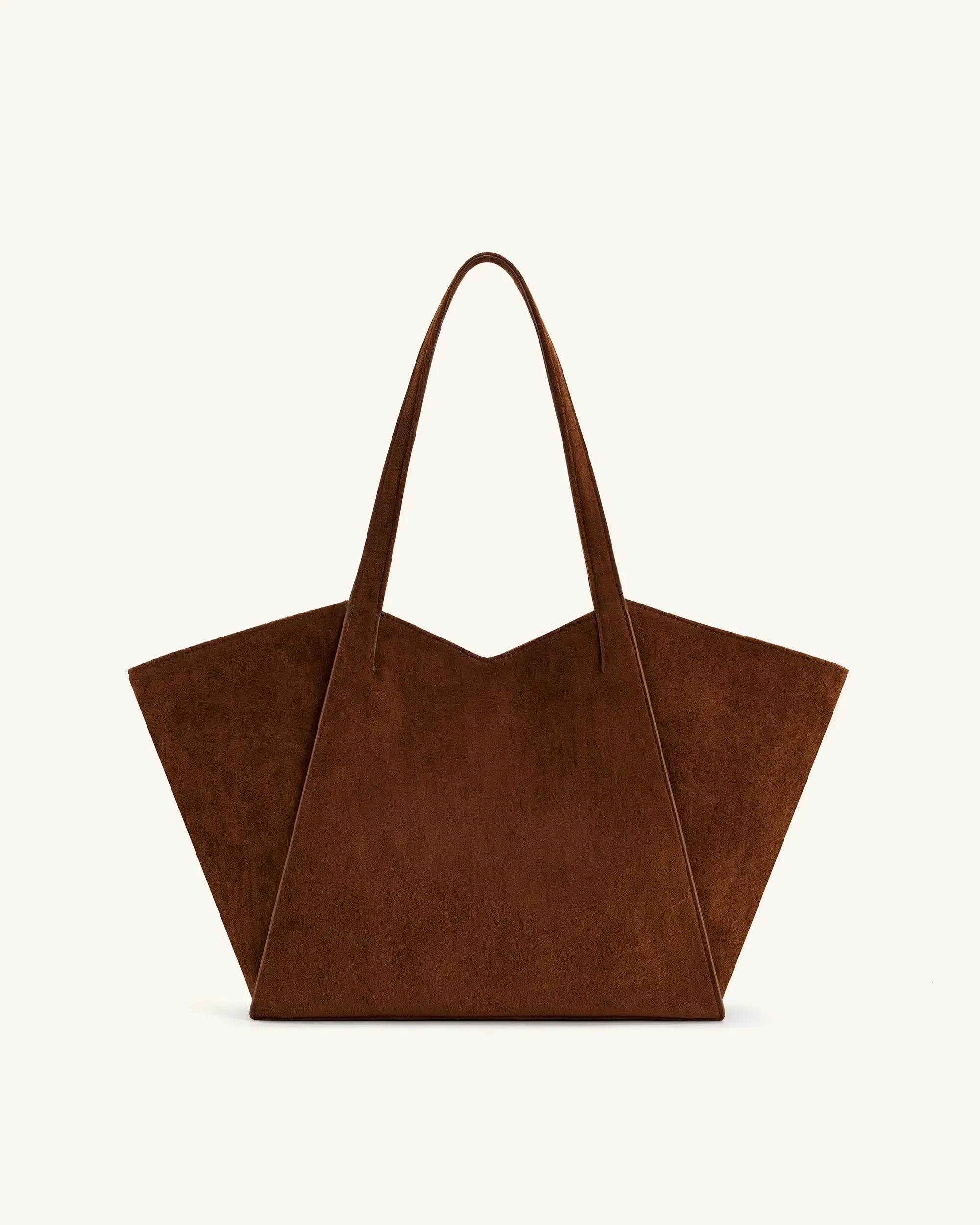 Jw Pei Kiana Large Capacity Tote Bag Dark Brown