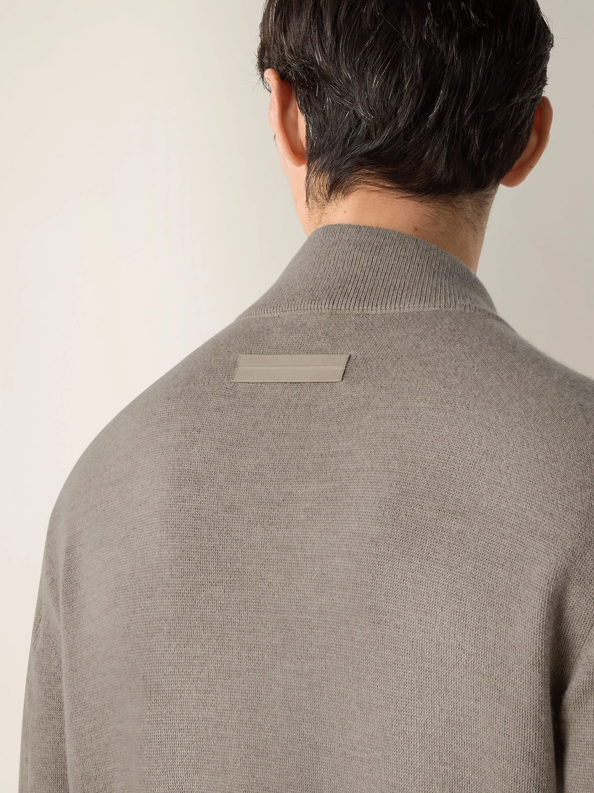 Zegna Light Taupe Mlange Cashmere Blouson