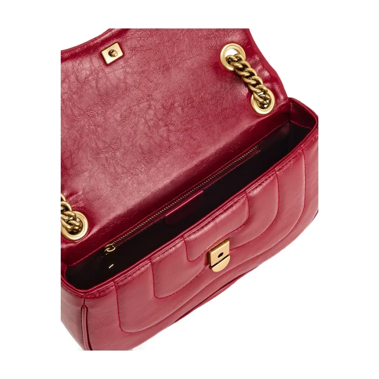 Jw Pei Tina Quilted Chain Crossbody Claret