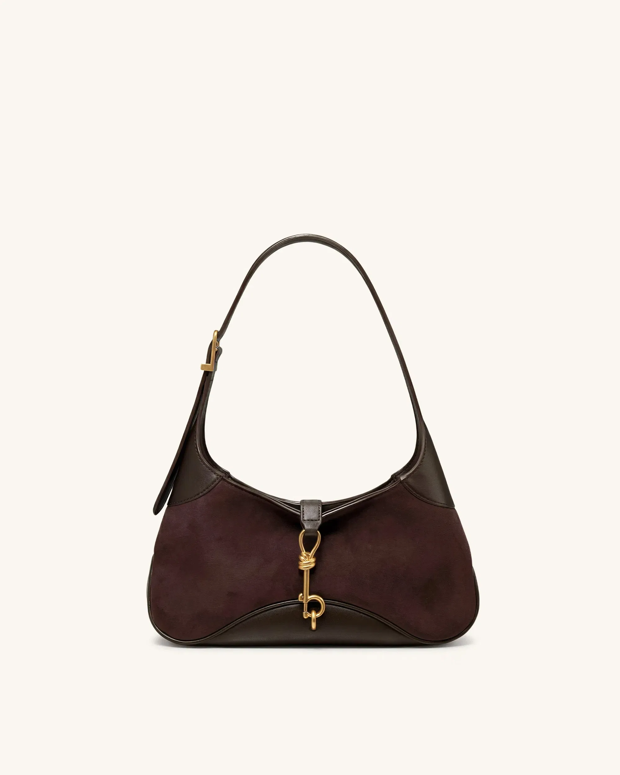 Jw Pei Juliette Key Charm East West Shoulder Bag Dark Brown