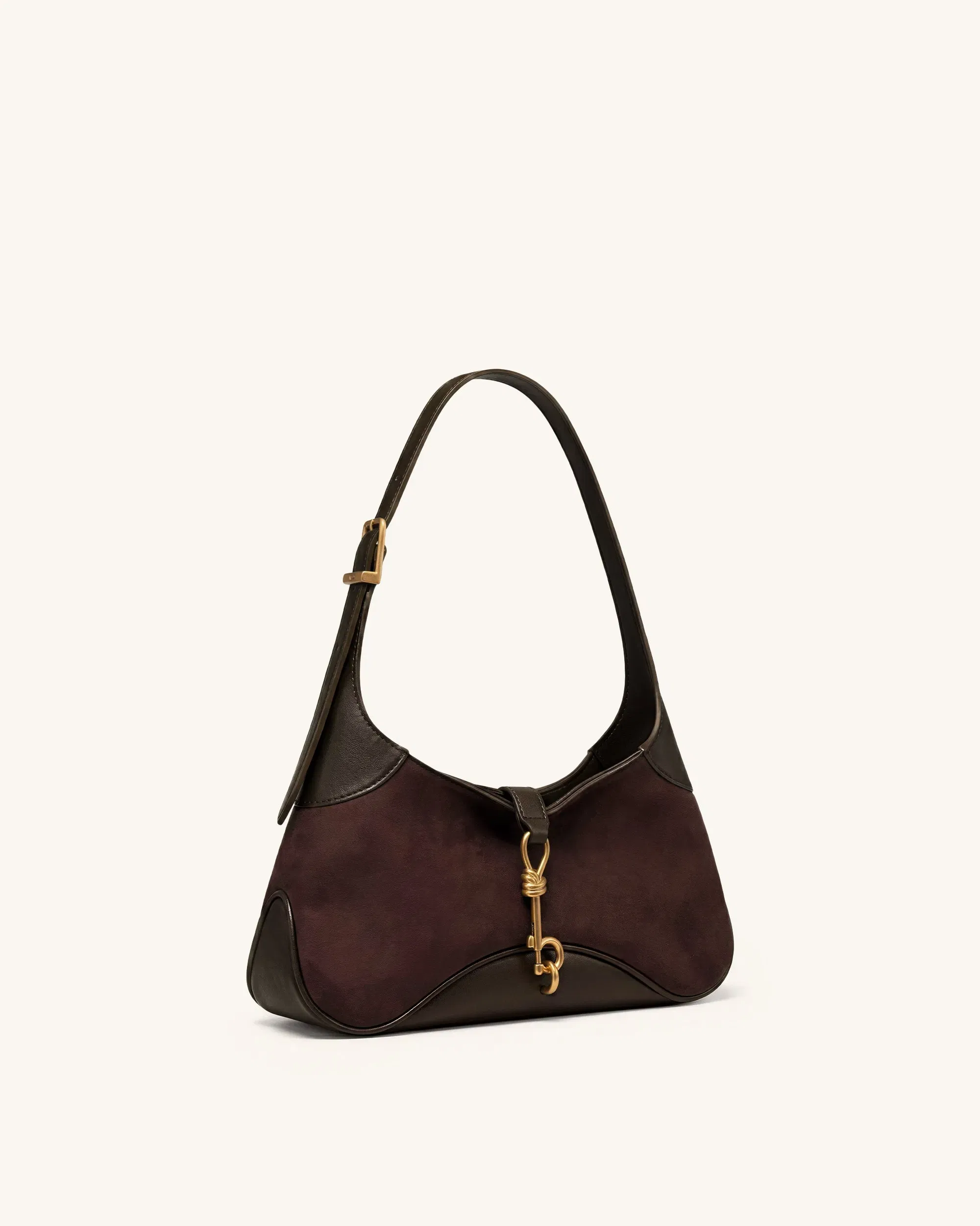 Jw Pei Juliette Key Charm East West Shoulder Bag Dark Brown