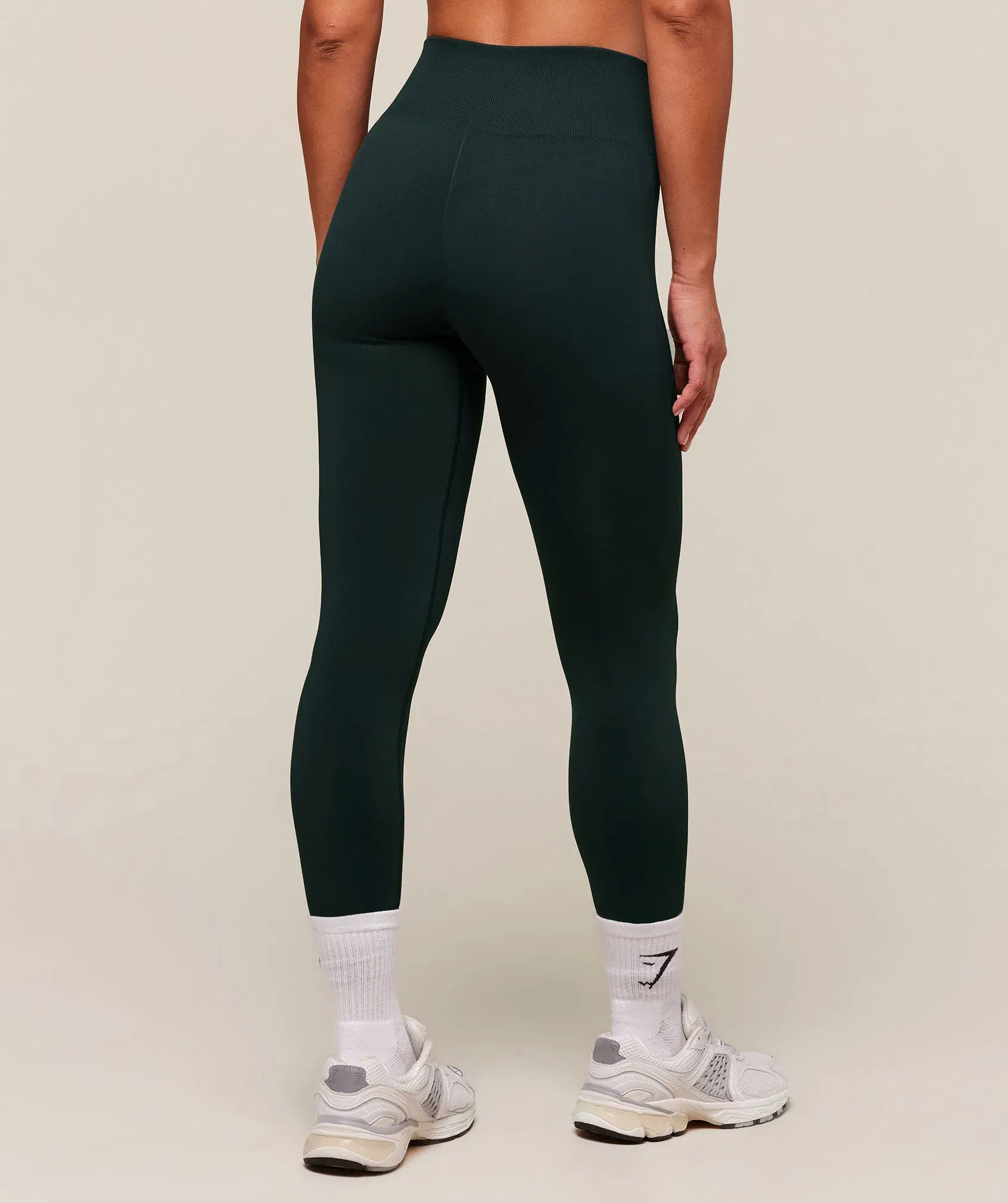 Women's Gymshark Everyday Seamless Graphic Leggings Darkest Teal