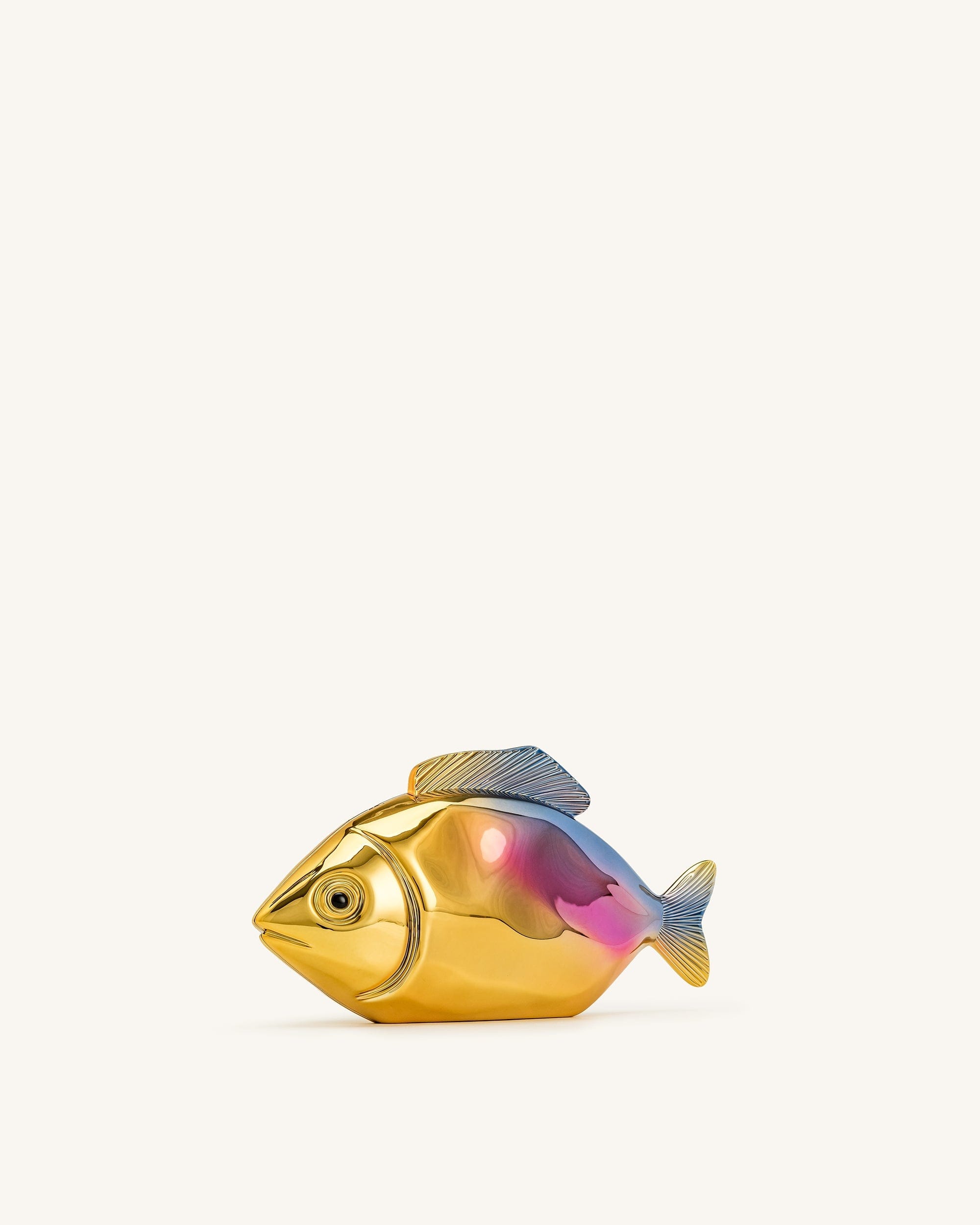 Jw Pei Fish Shaped Clutch Gold/Blue