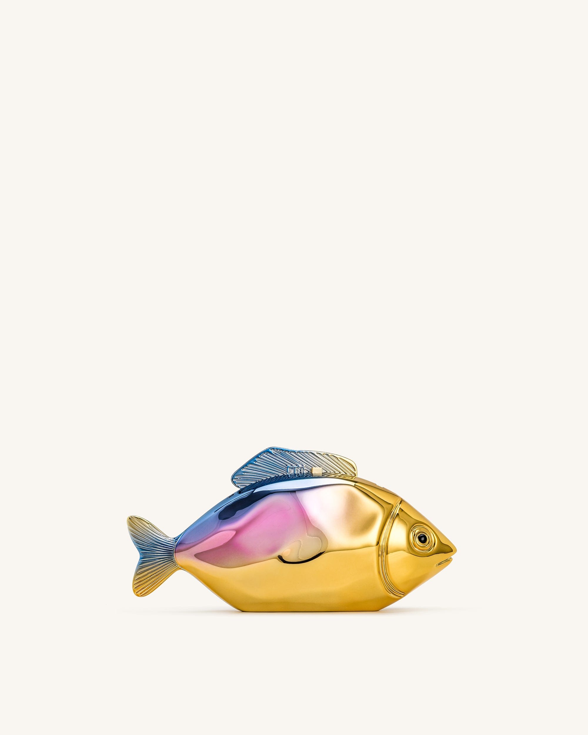 Jw Pei Fish Shaped Clutch Gold/Blue