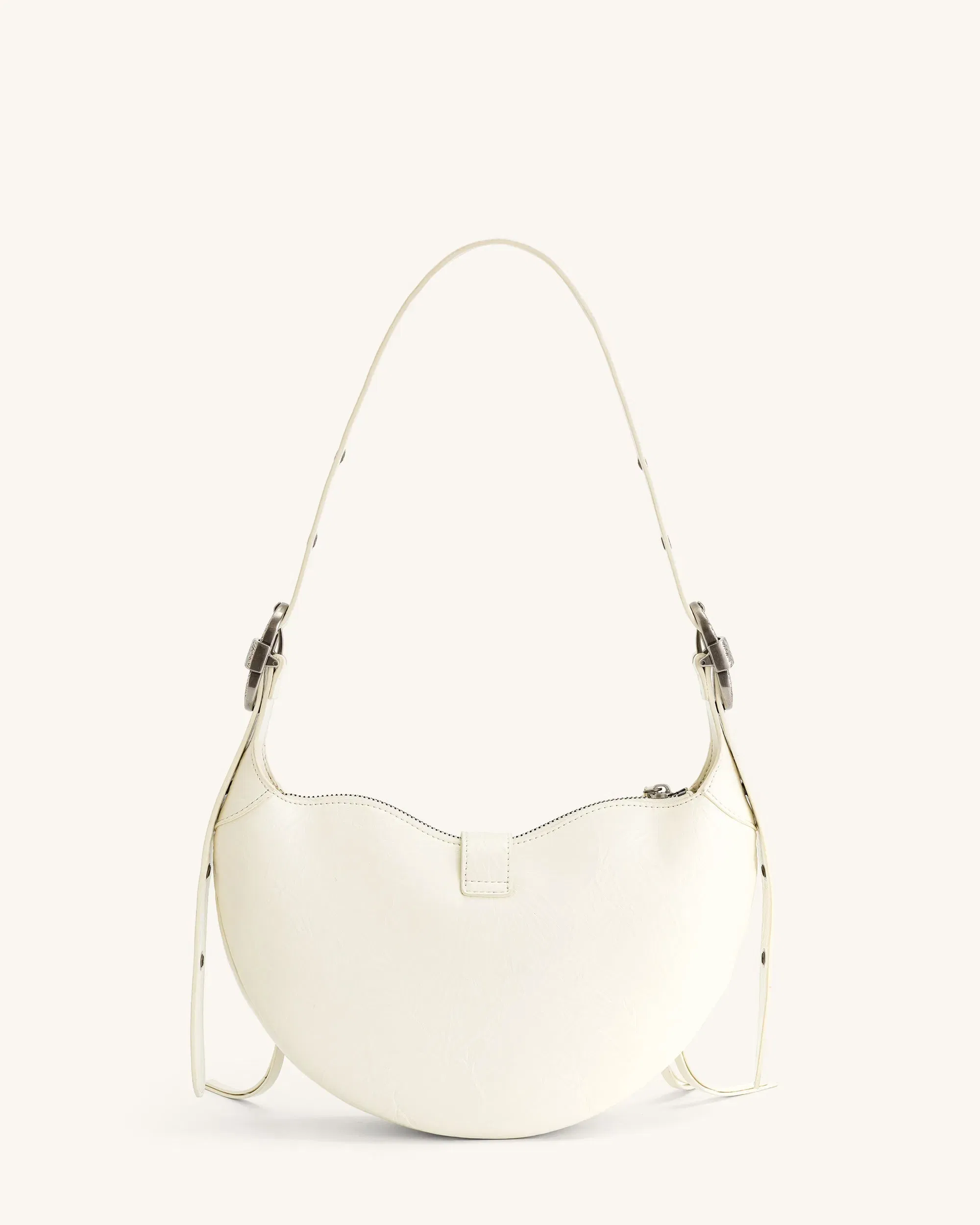 Jw Pei Tessa Crushed Shoulder Bag White