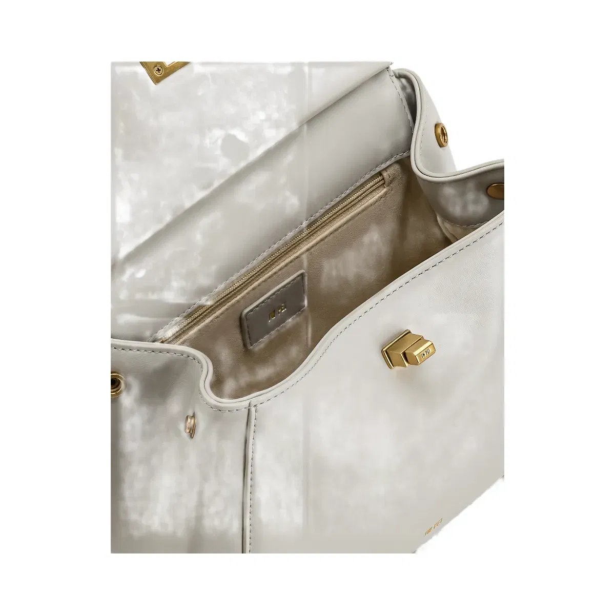 Jw Pei Lucia Classic Top Handle Bag Light Gray