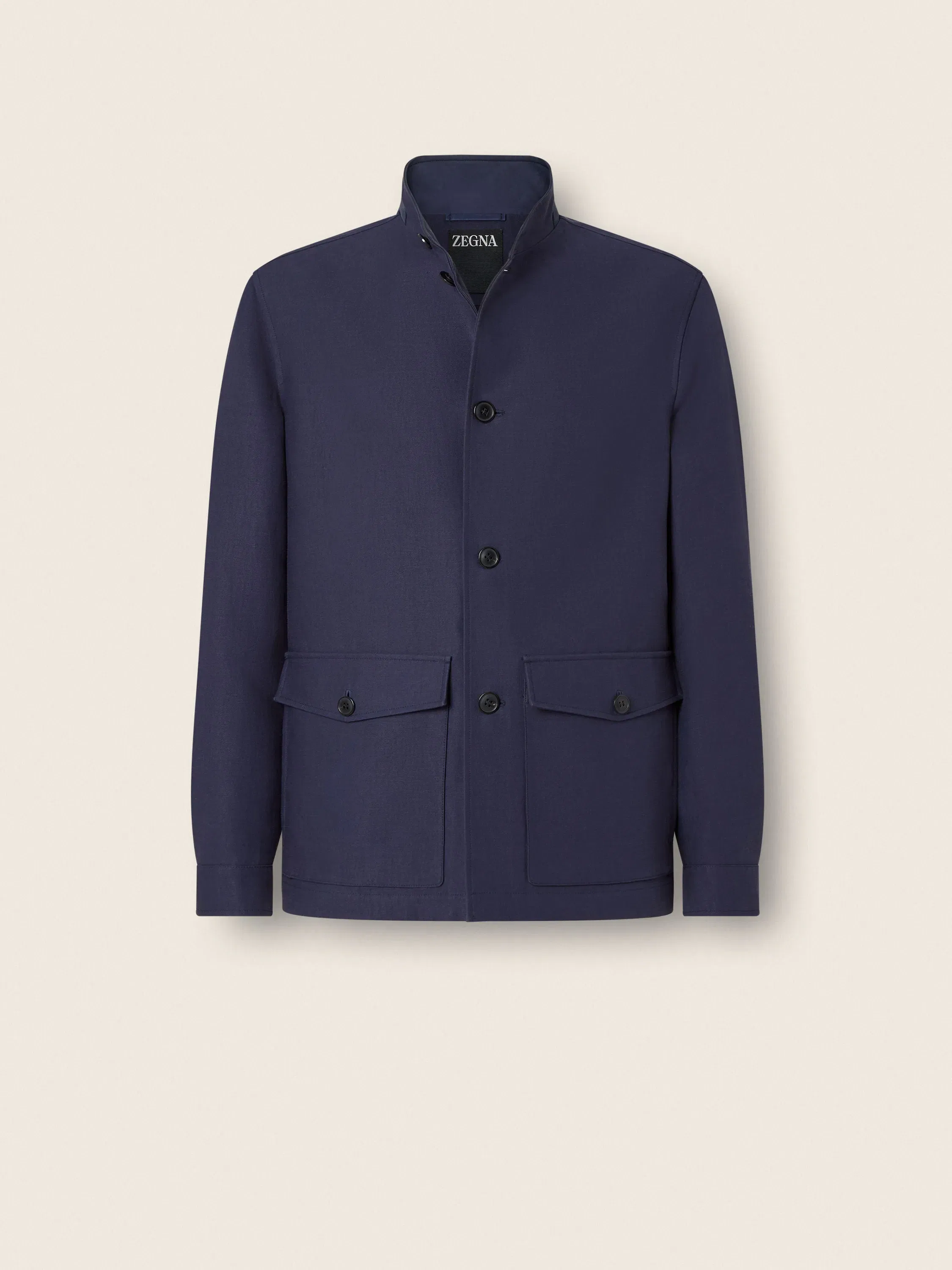 Zegna Cotton And Hemp Chore Coat