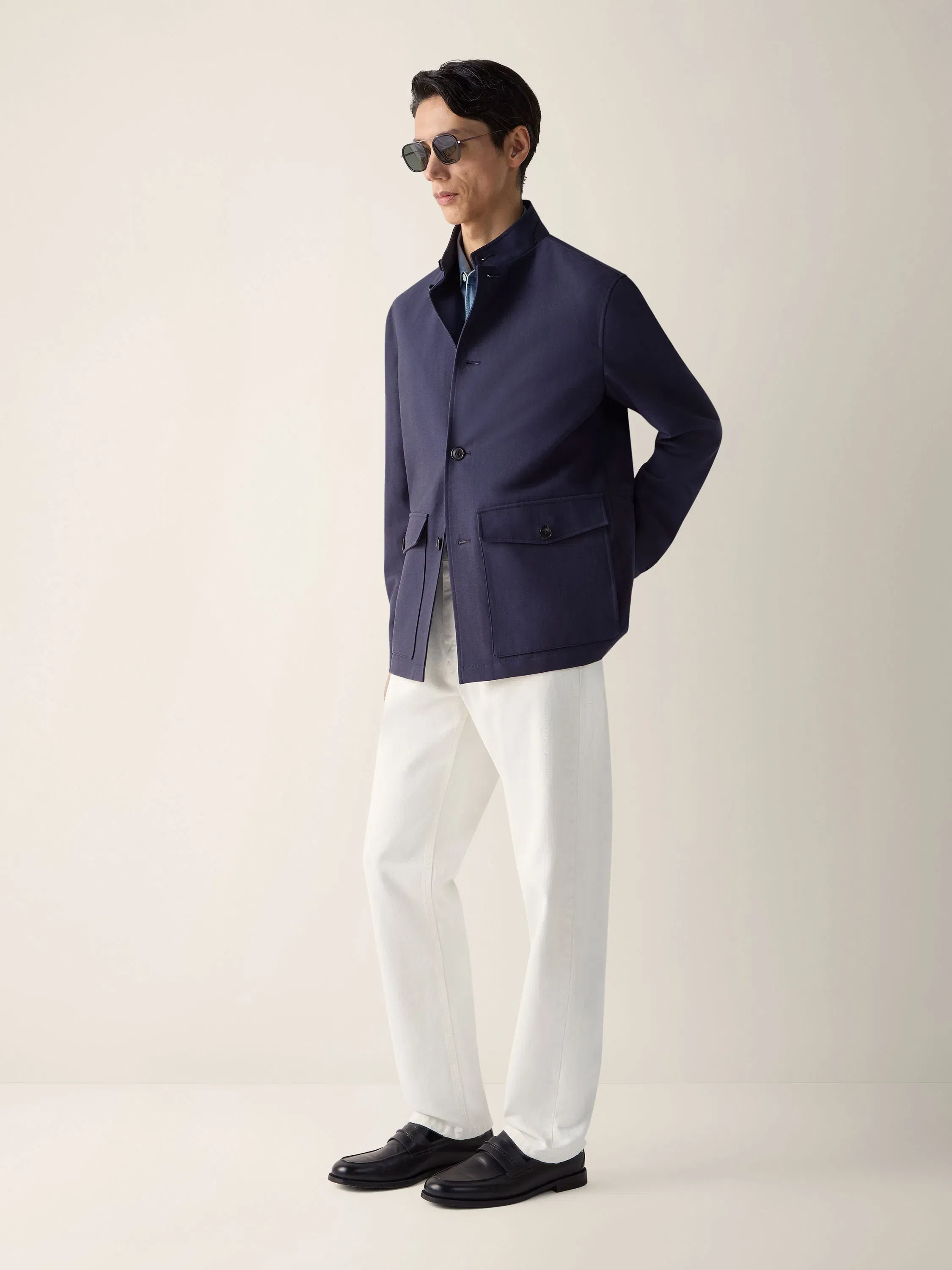 Zegna Cotton And Hemp Chore Coat