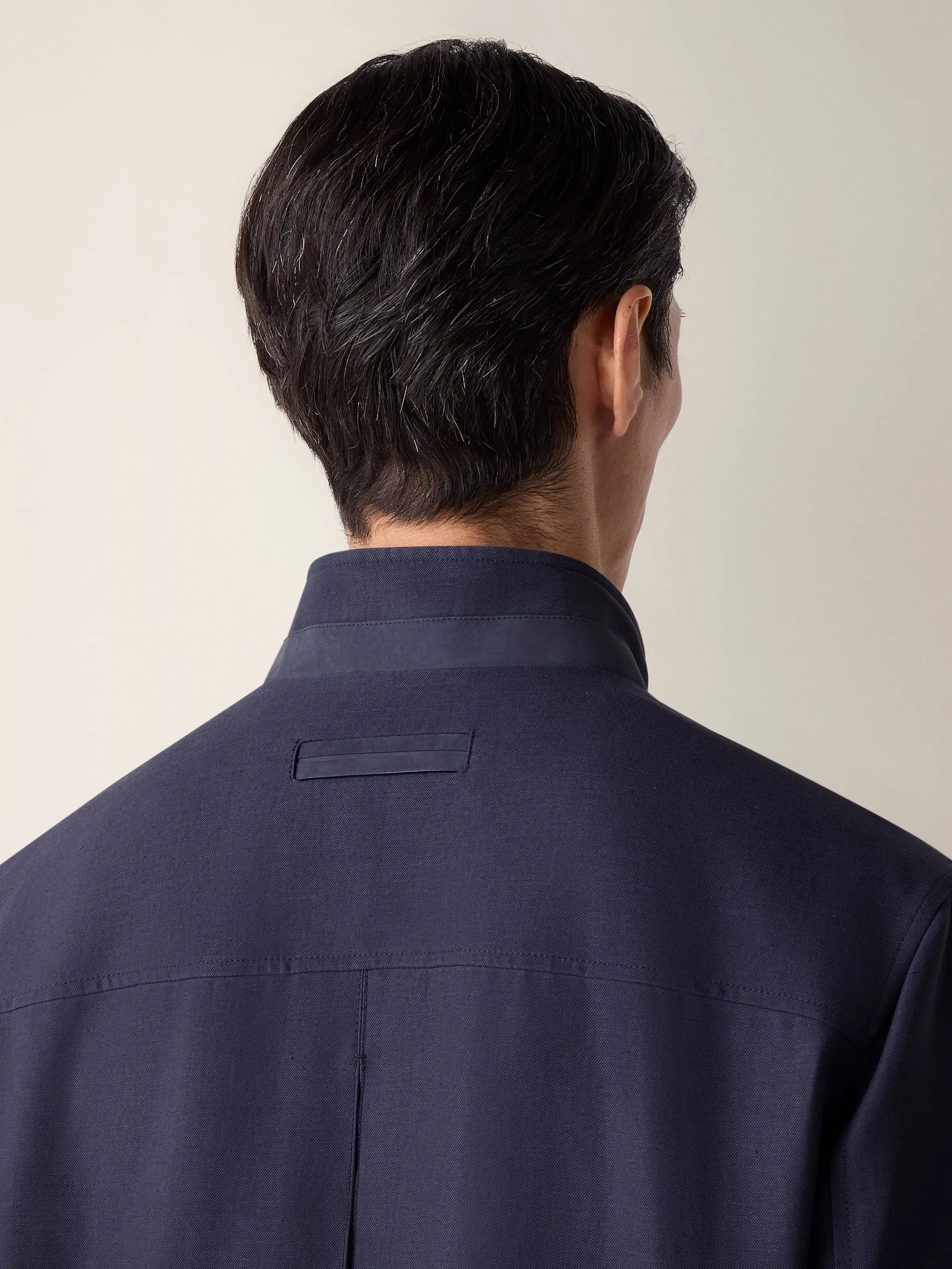 Zegna Cotton And Hemp Chore Coat