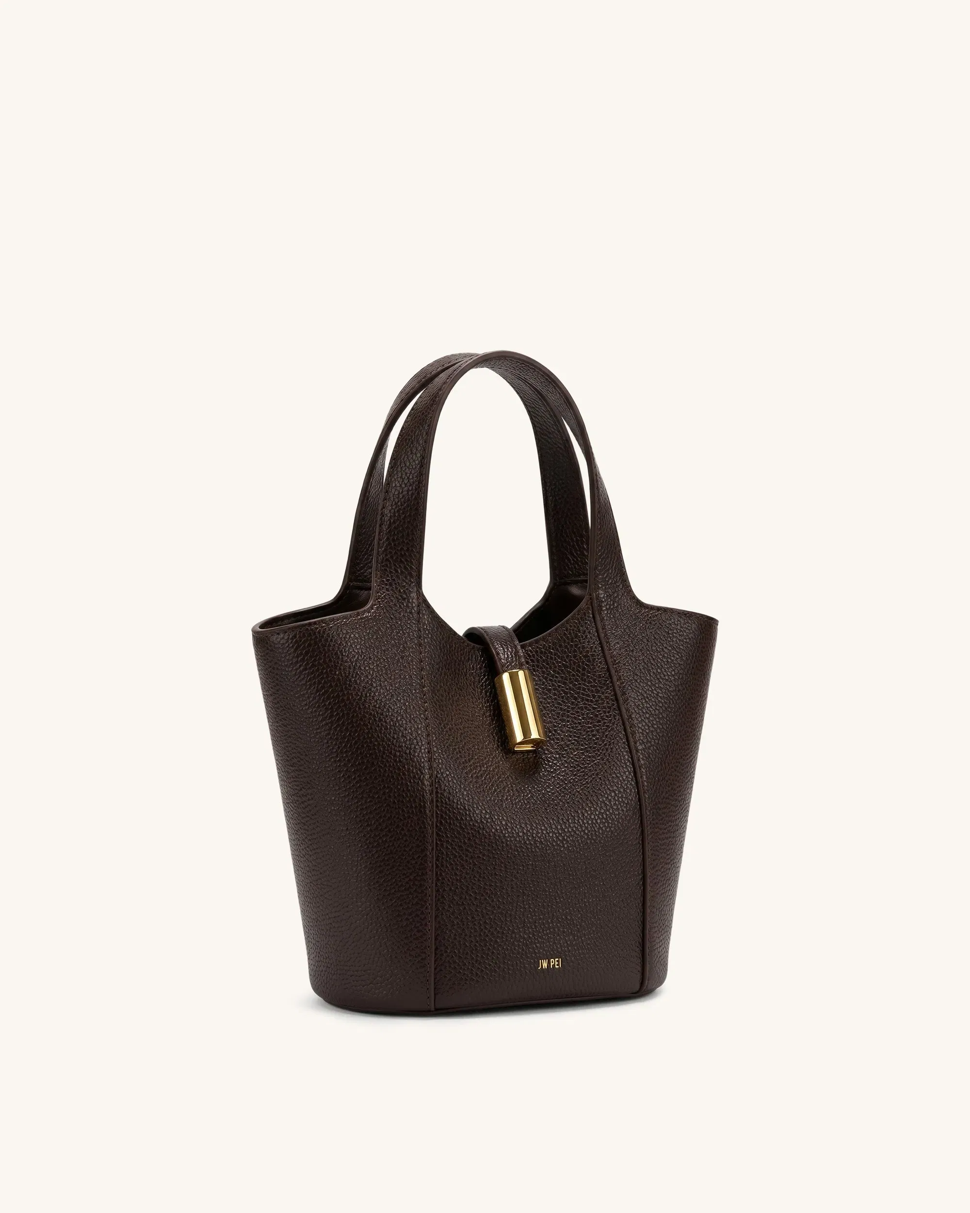 Jw Pei Bella Bucket Bag Dark Brown