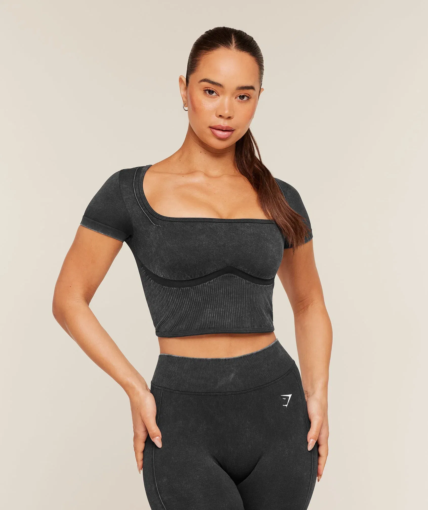 Women's Gymshark Gymshark X Bratz Crop Top Black
