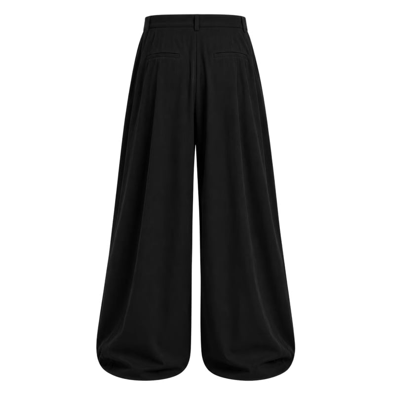 Off Supply Cascade Black Trousers