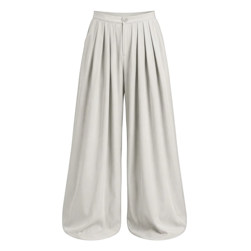 Off Supply Cascade White Trousers