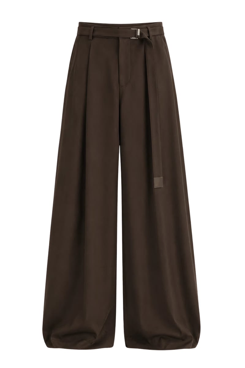 Off Supply Dune Dark Brown Trousers