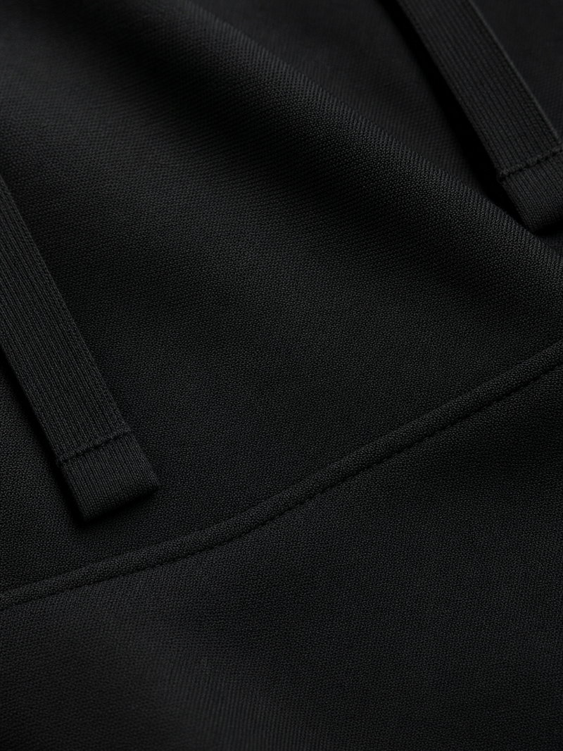 Off Supply Horizon Black Trousers