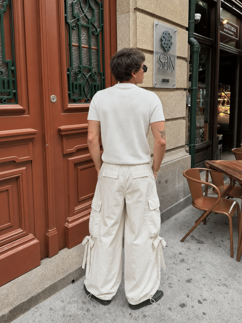 Off Supply Traverse Ivory Cargo Pants