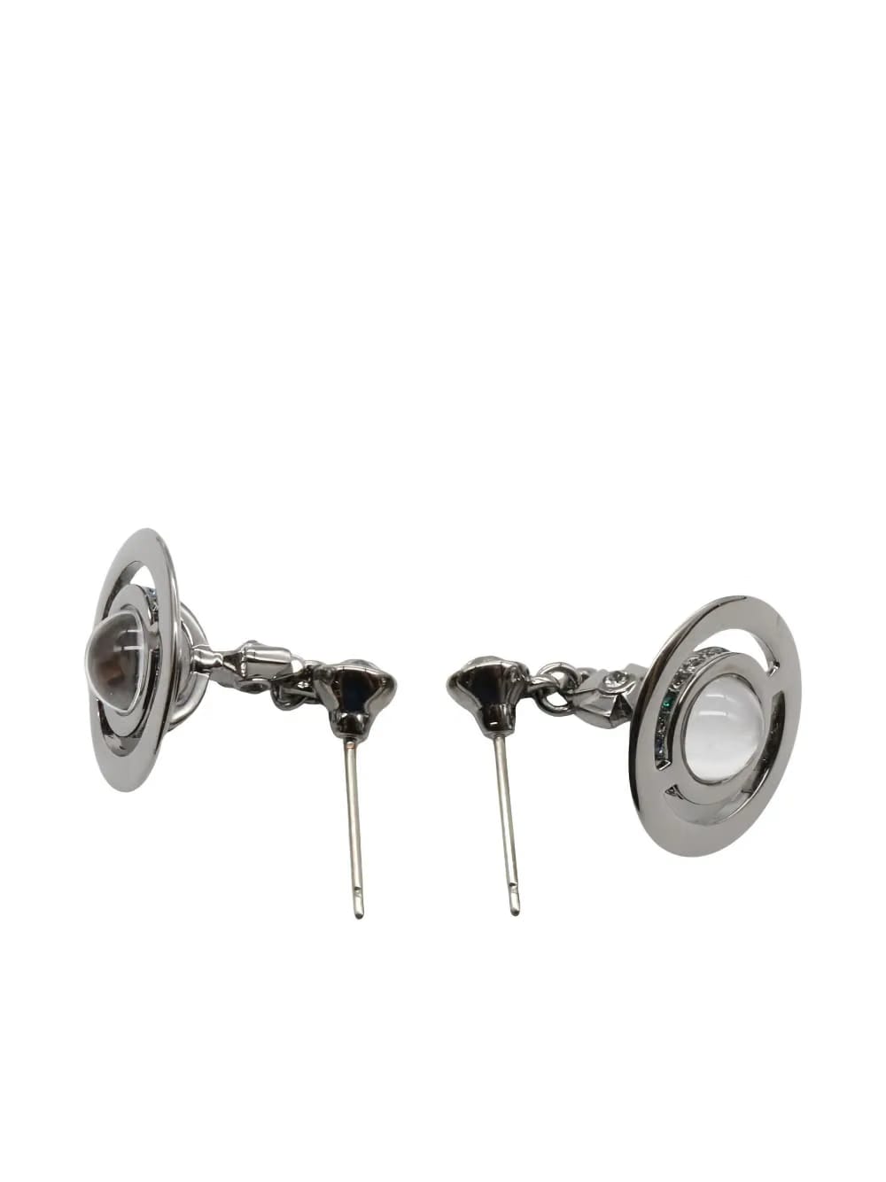 Orb drop earrings
