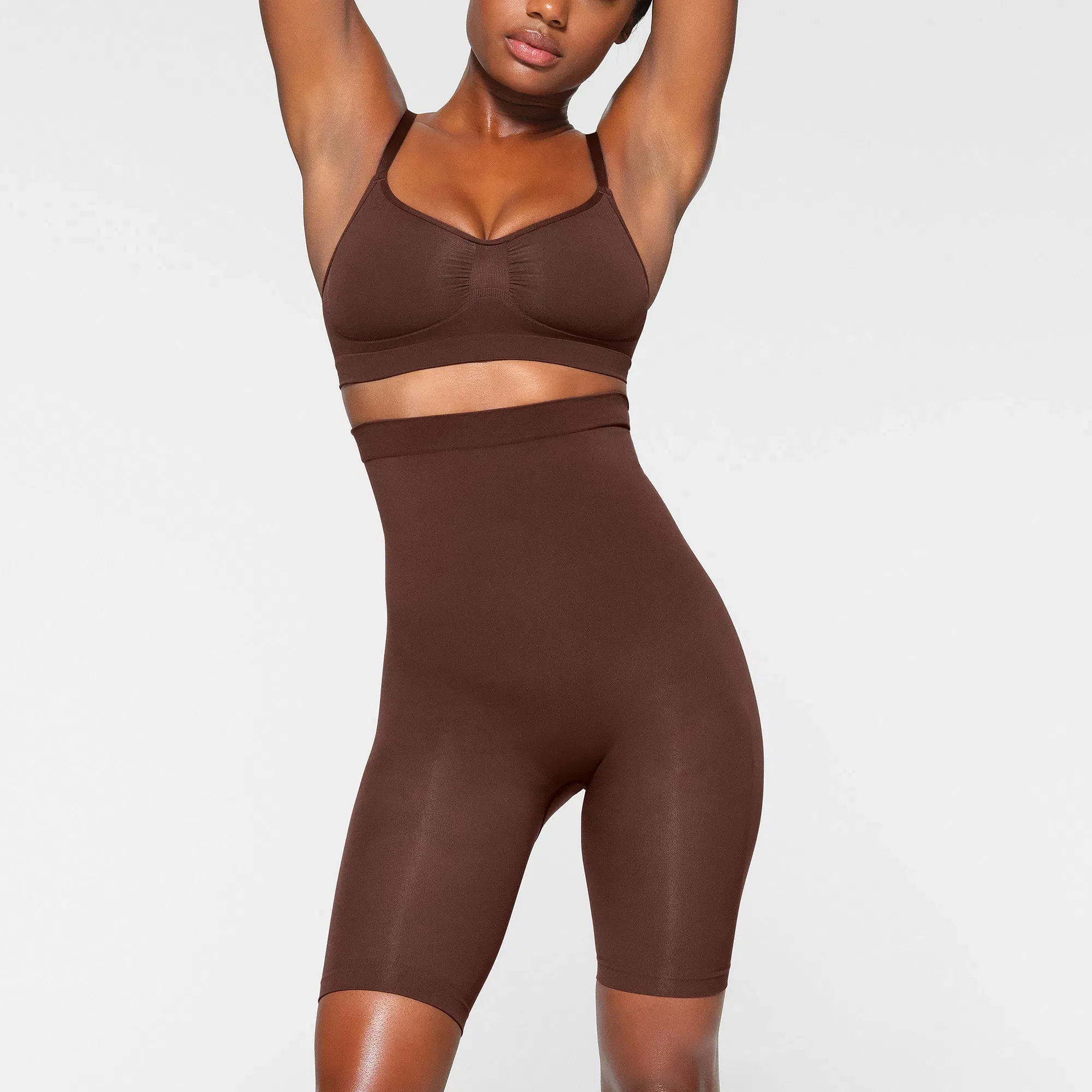Seamless Sculpt High-waisted Above the Knee Short