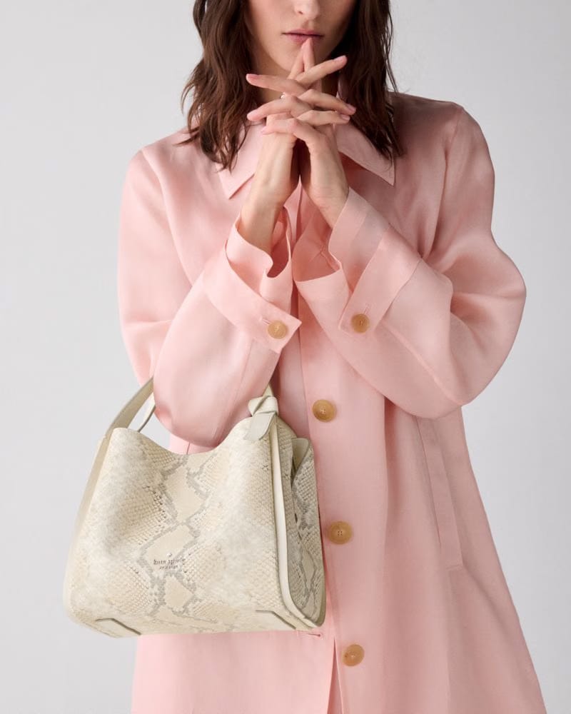Knott Snake Embossed Carryall Bag