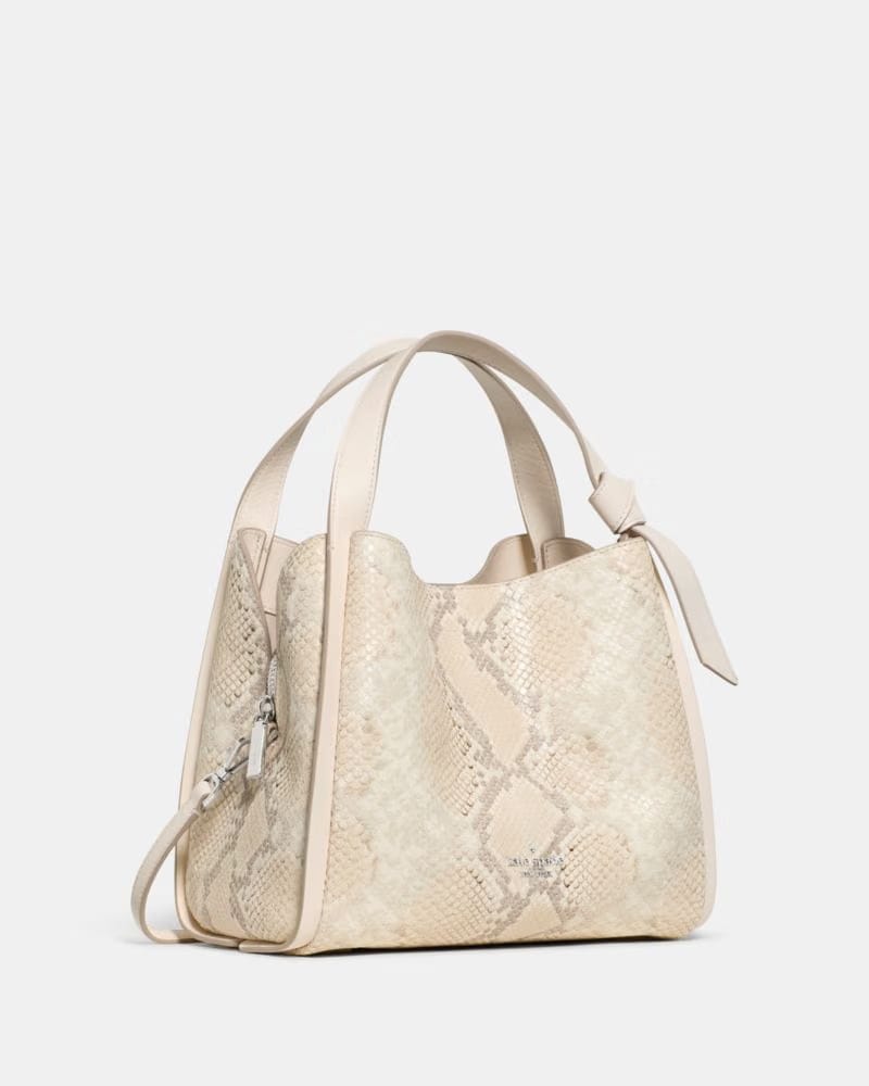 Knott Snake Embossed Carryall Bag