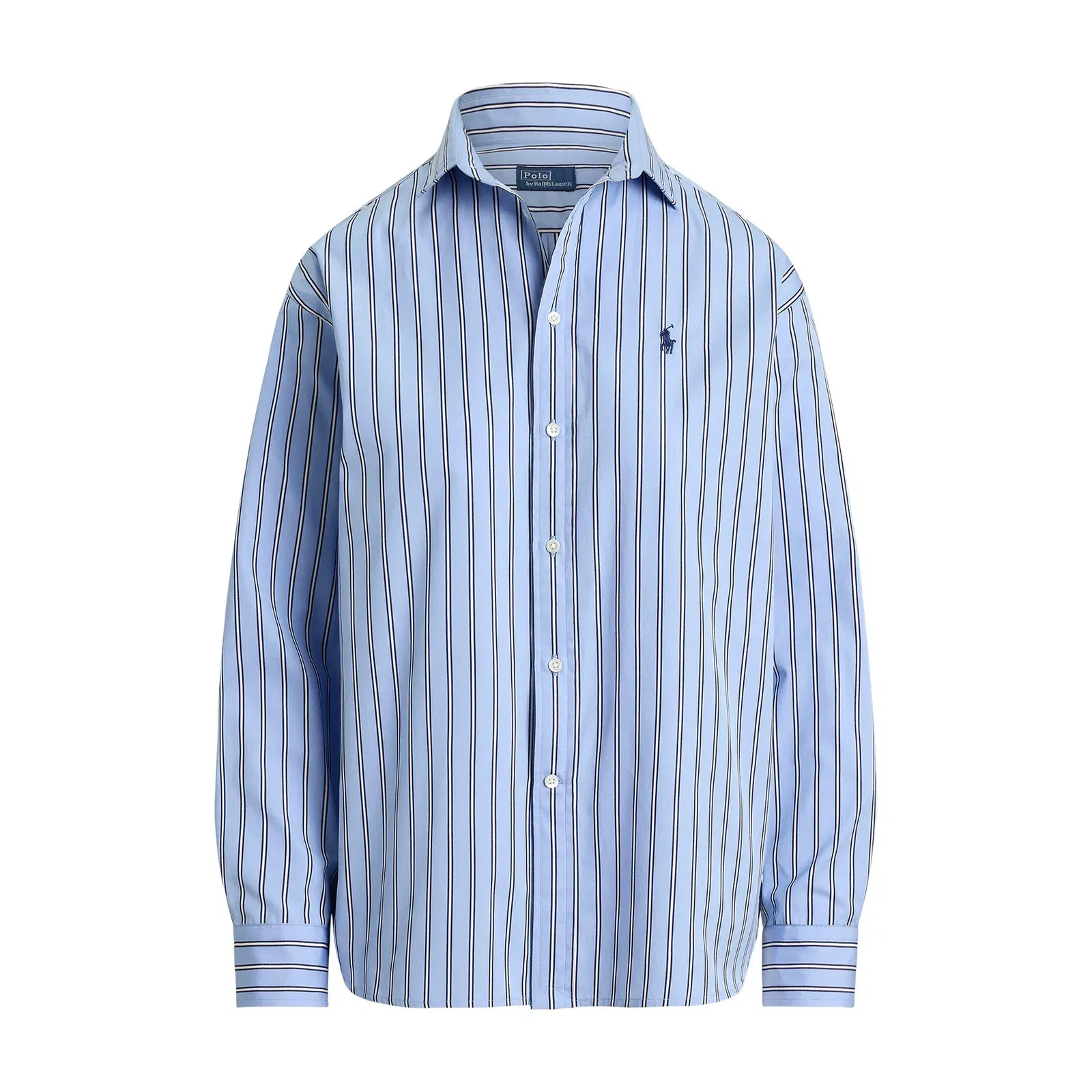 Stripe Long Sleeve Oxford Shirt
